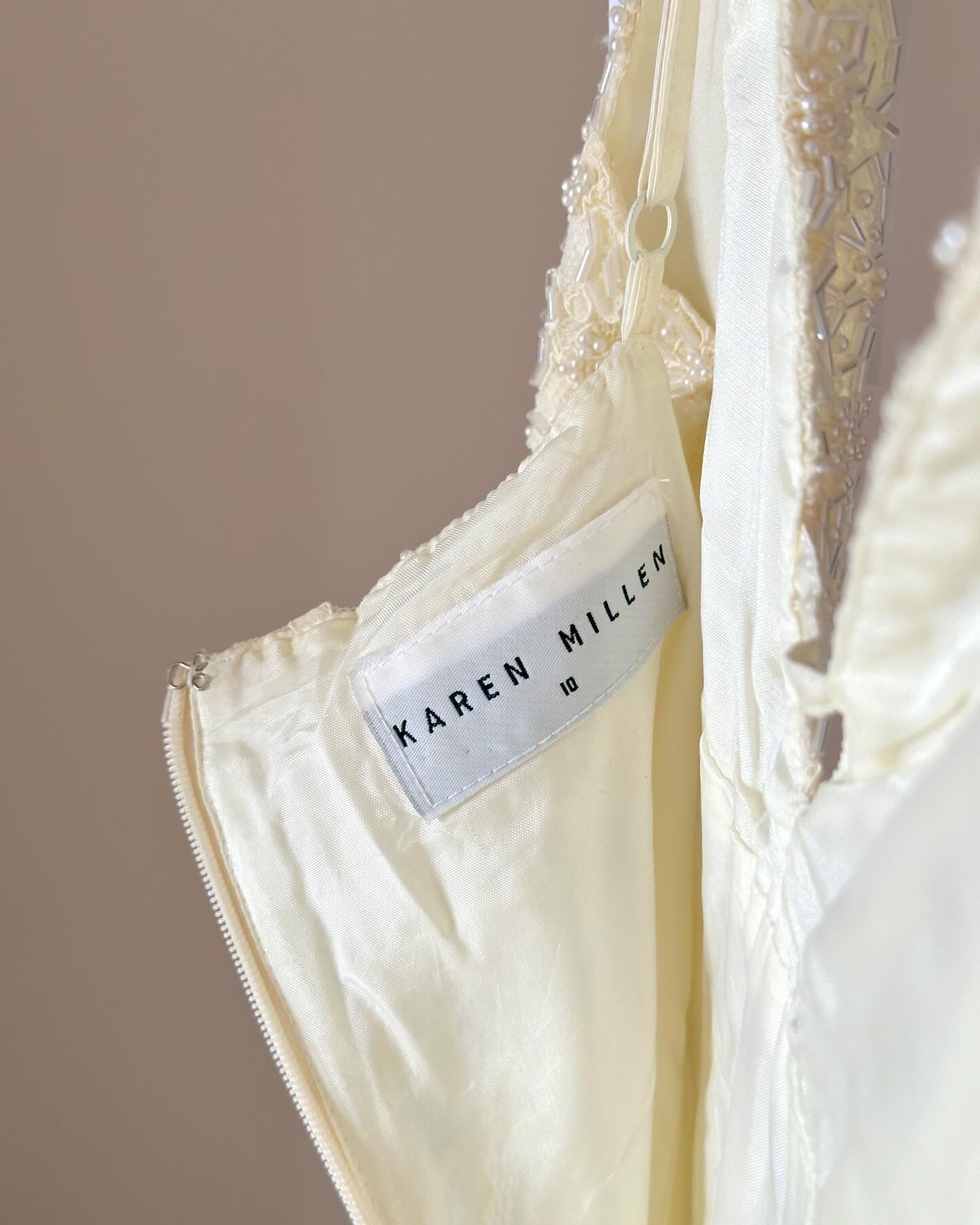 Gorgeous vintage mini dress by Karen Millen with beads