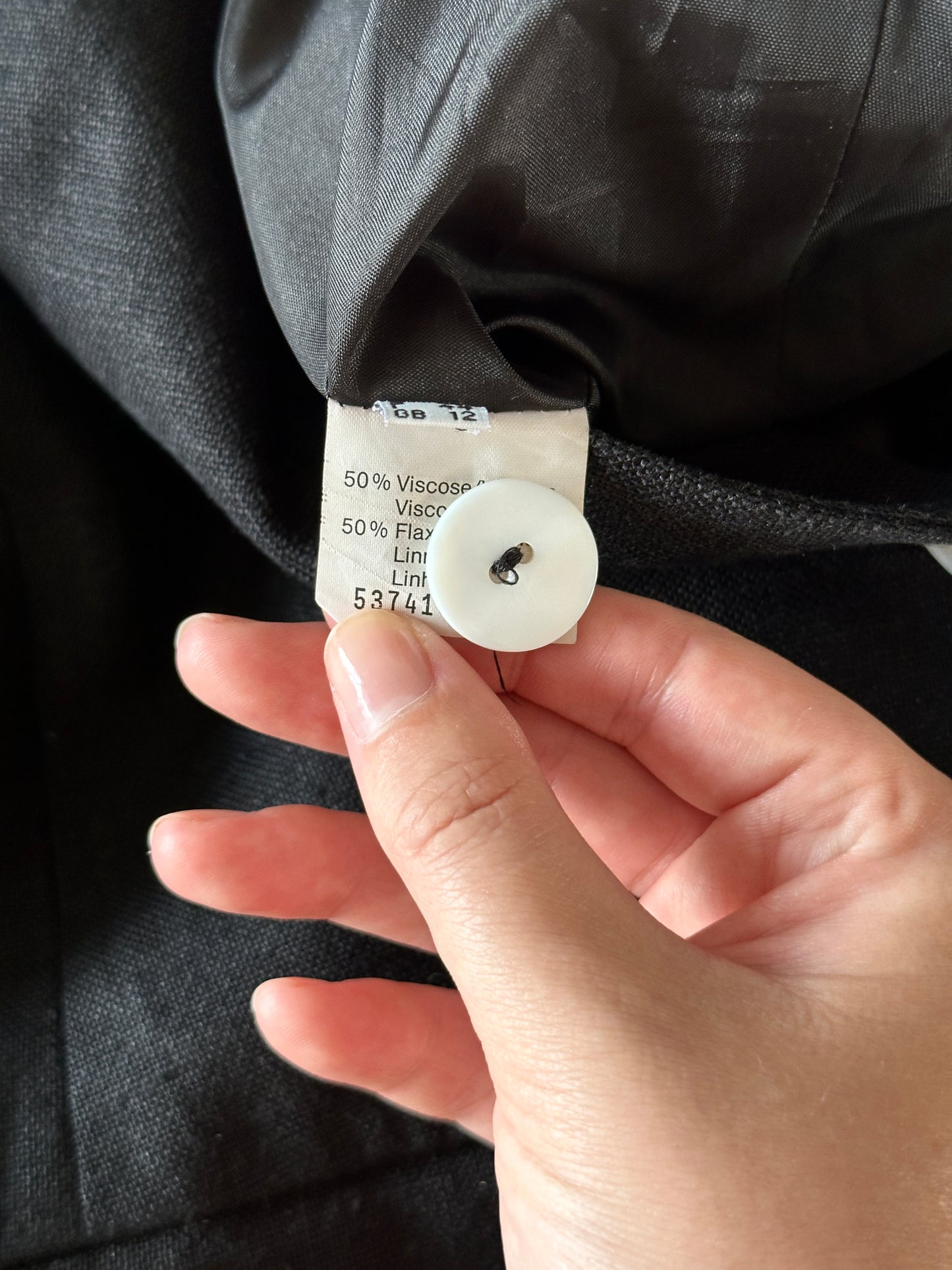 Beautiful vintage linen blend blazer