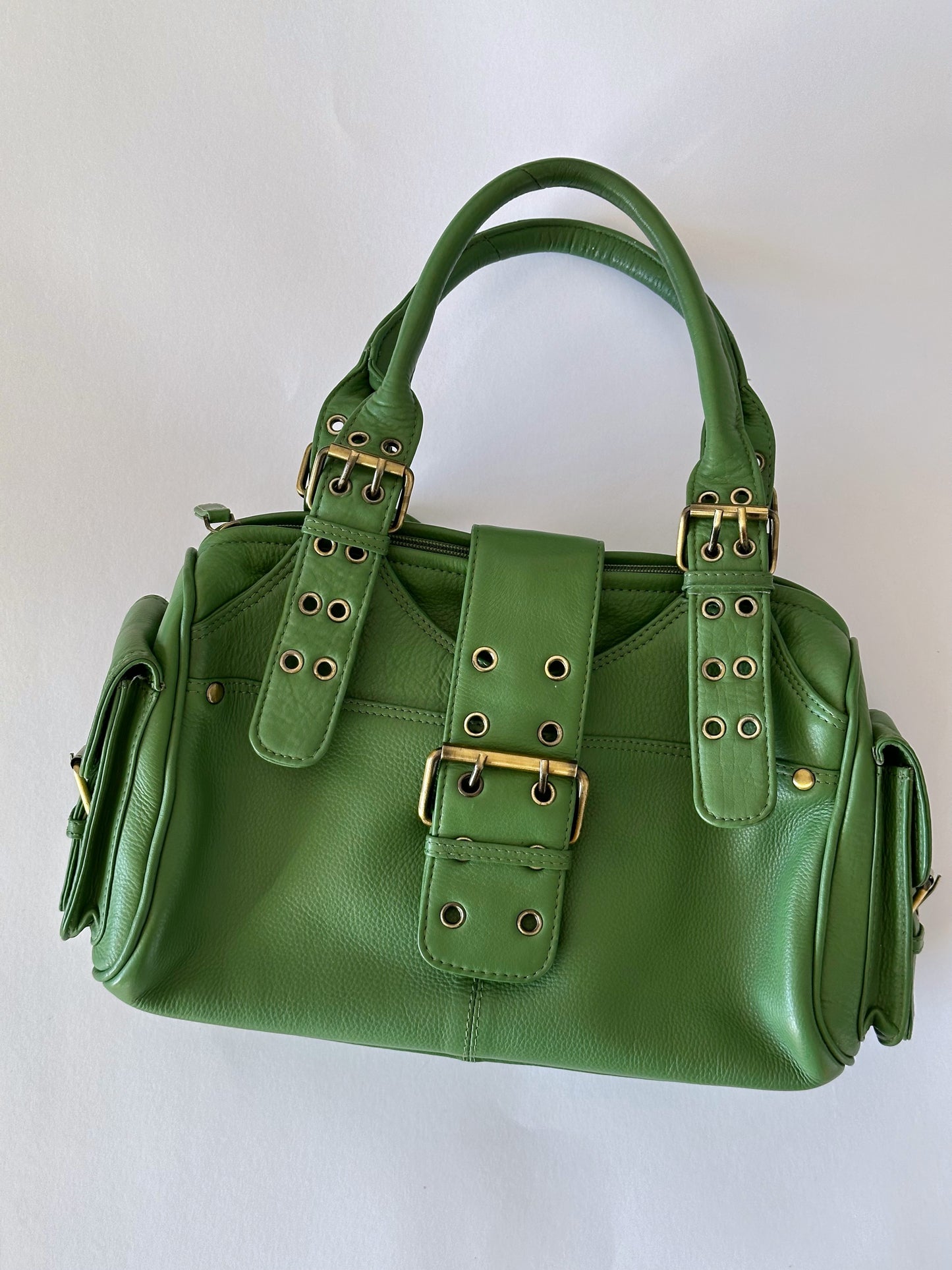 Vintage real leather bag 💔