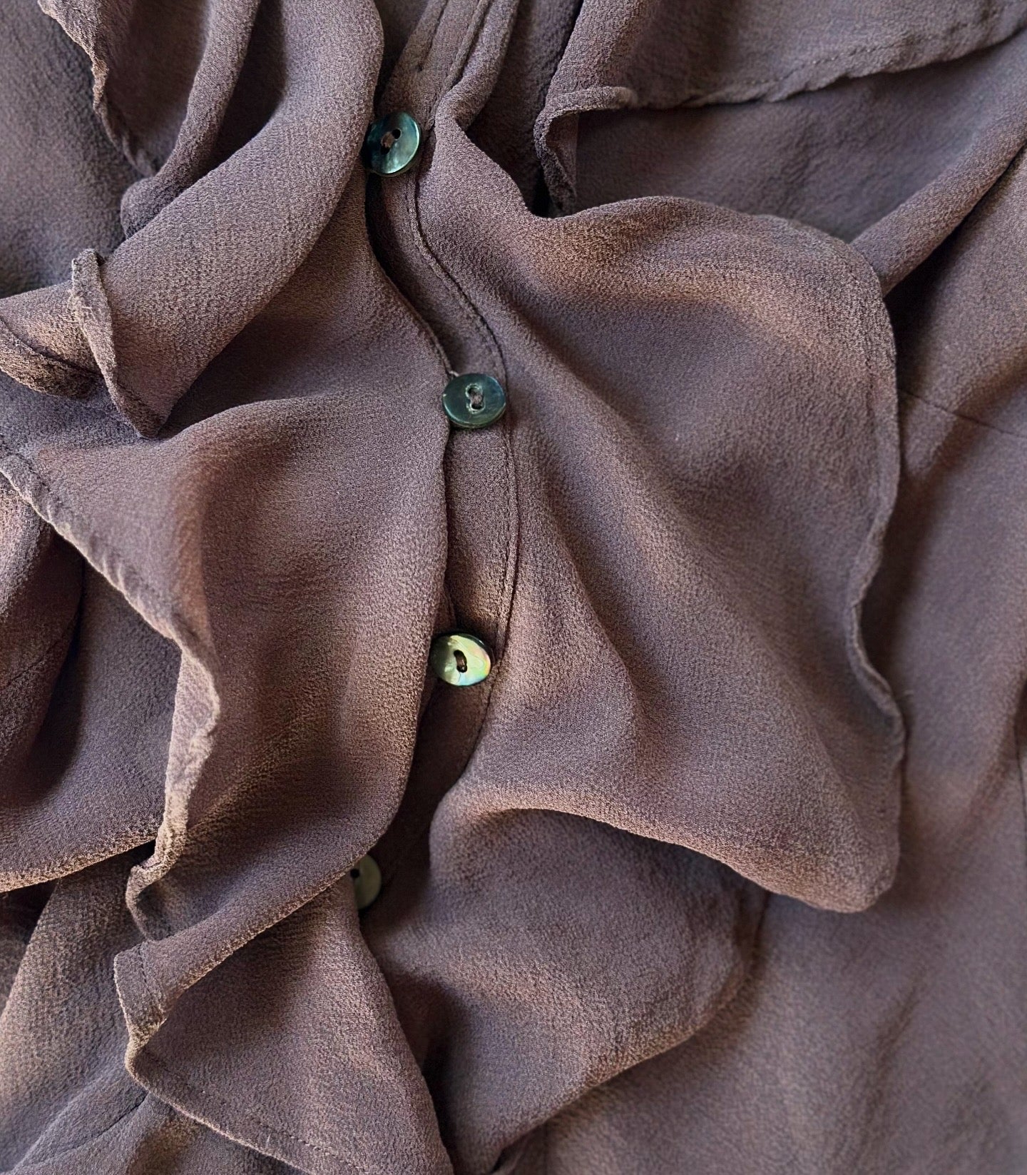 Lovely vintage semi-sheer silk blouse Monsoon