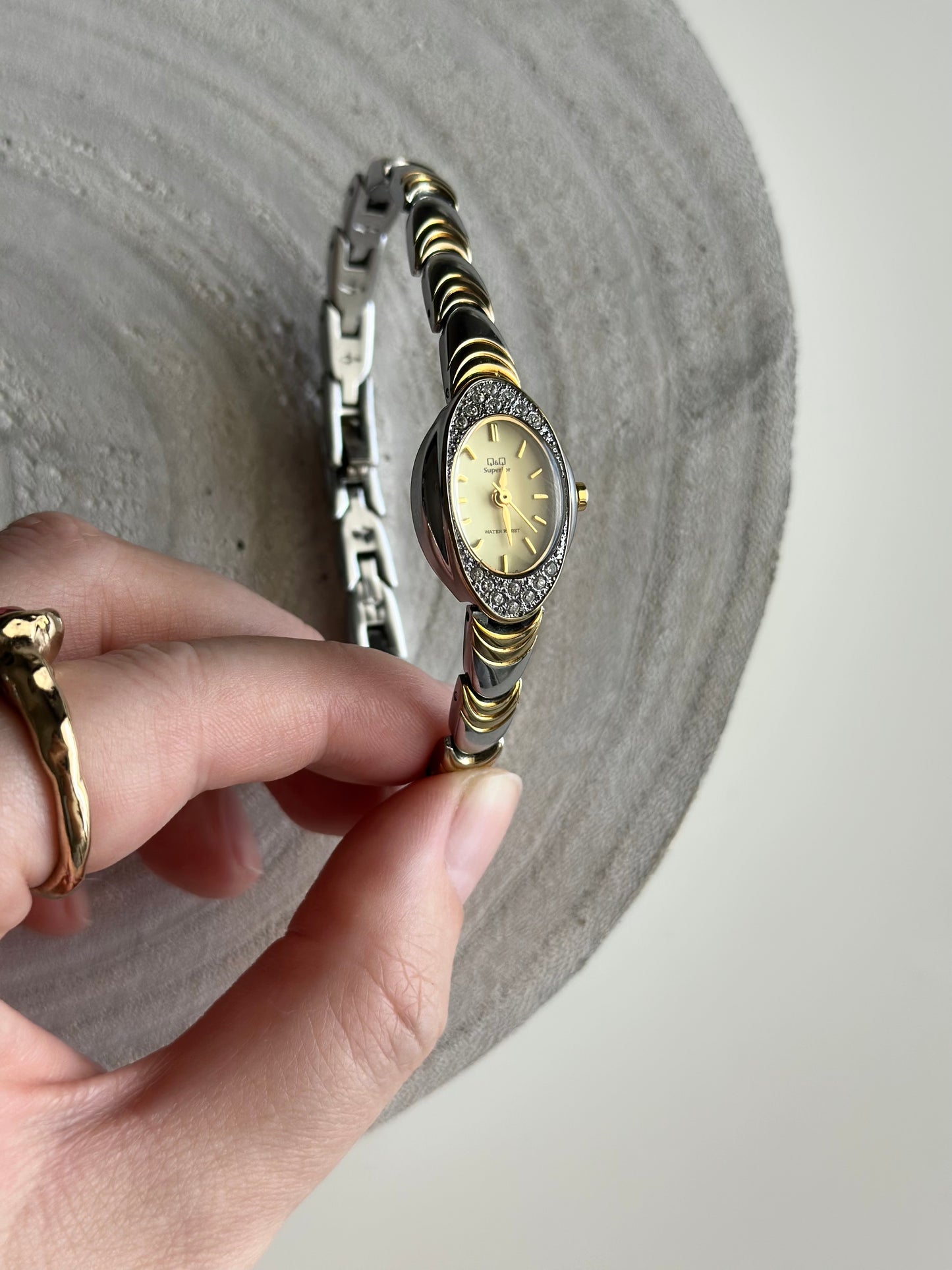 Amazing vintage two-tone watch
