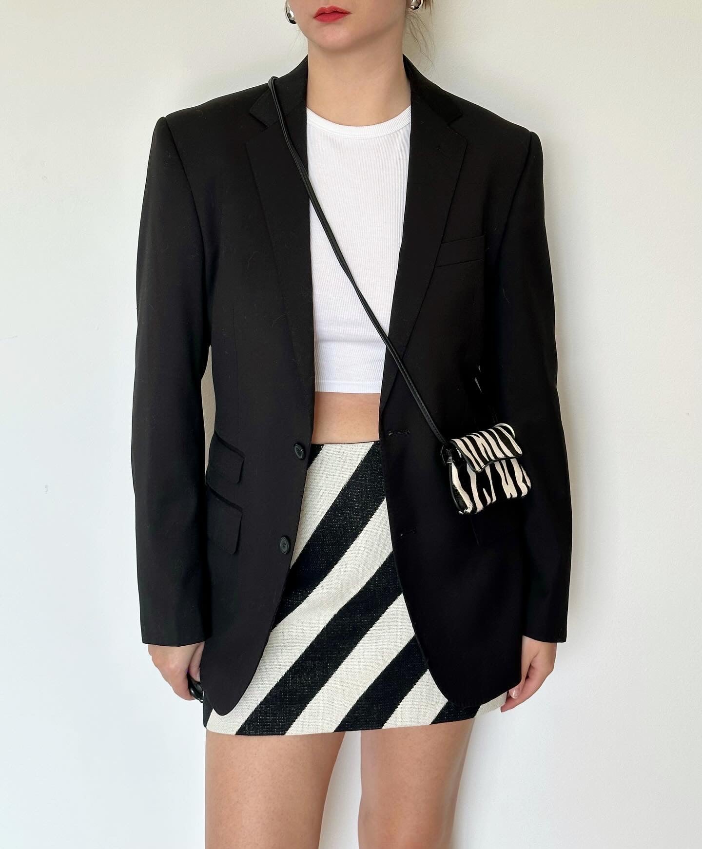 Vintage men's black blazer