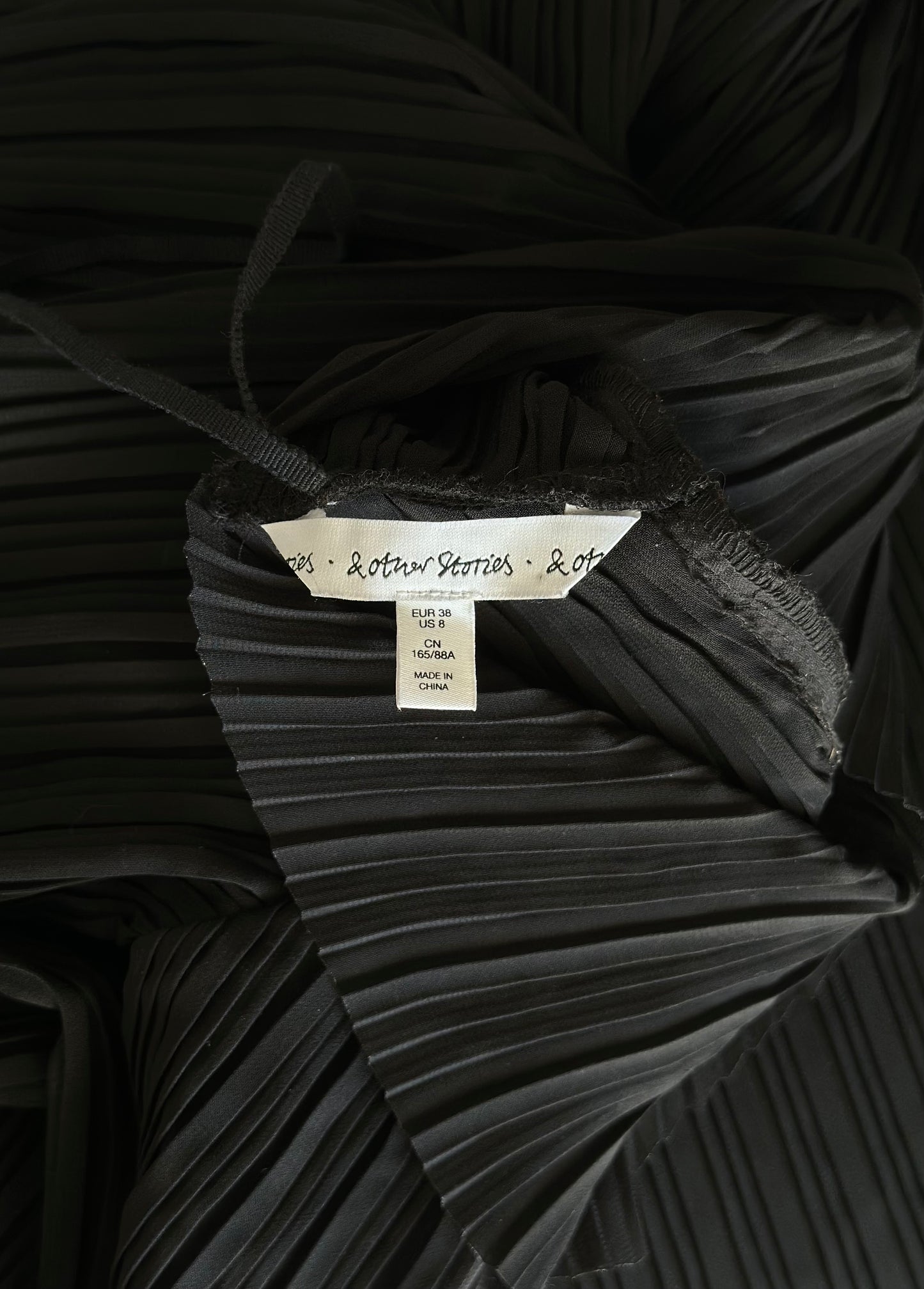 Amazing semi-sheer pleated blouse