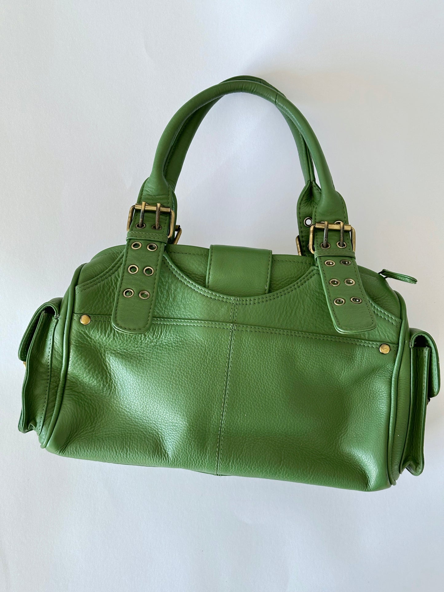 Vintage real leather bag 💔
