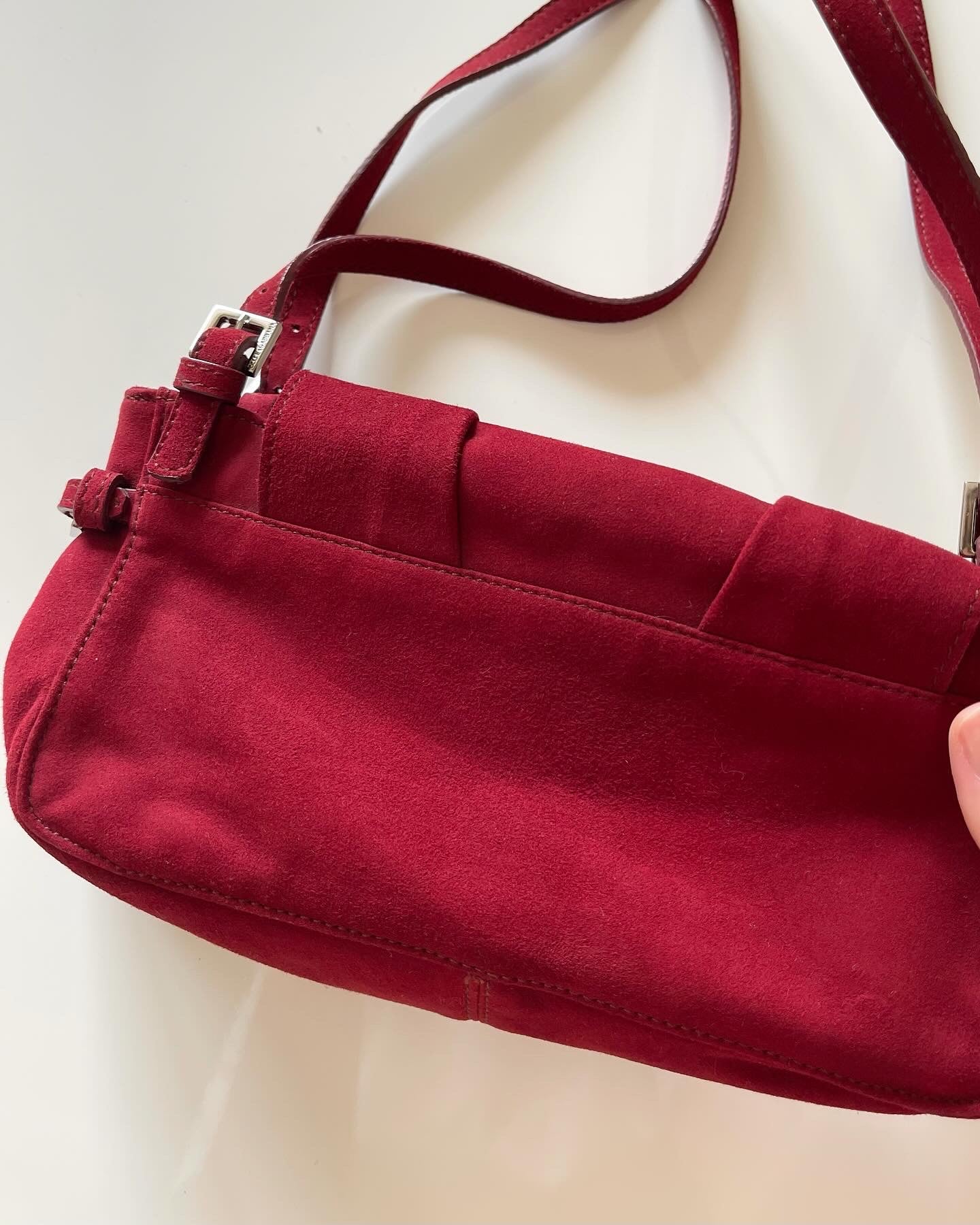 Amazing authentic vintage suede bag from Dolce&Gabbana