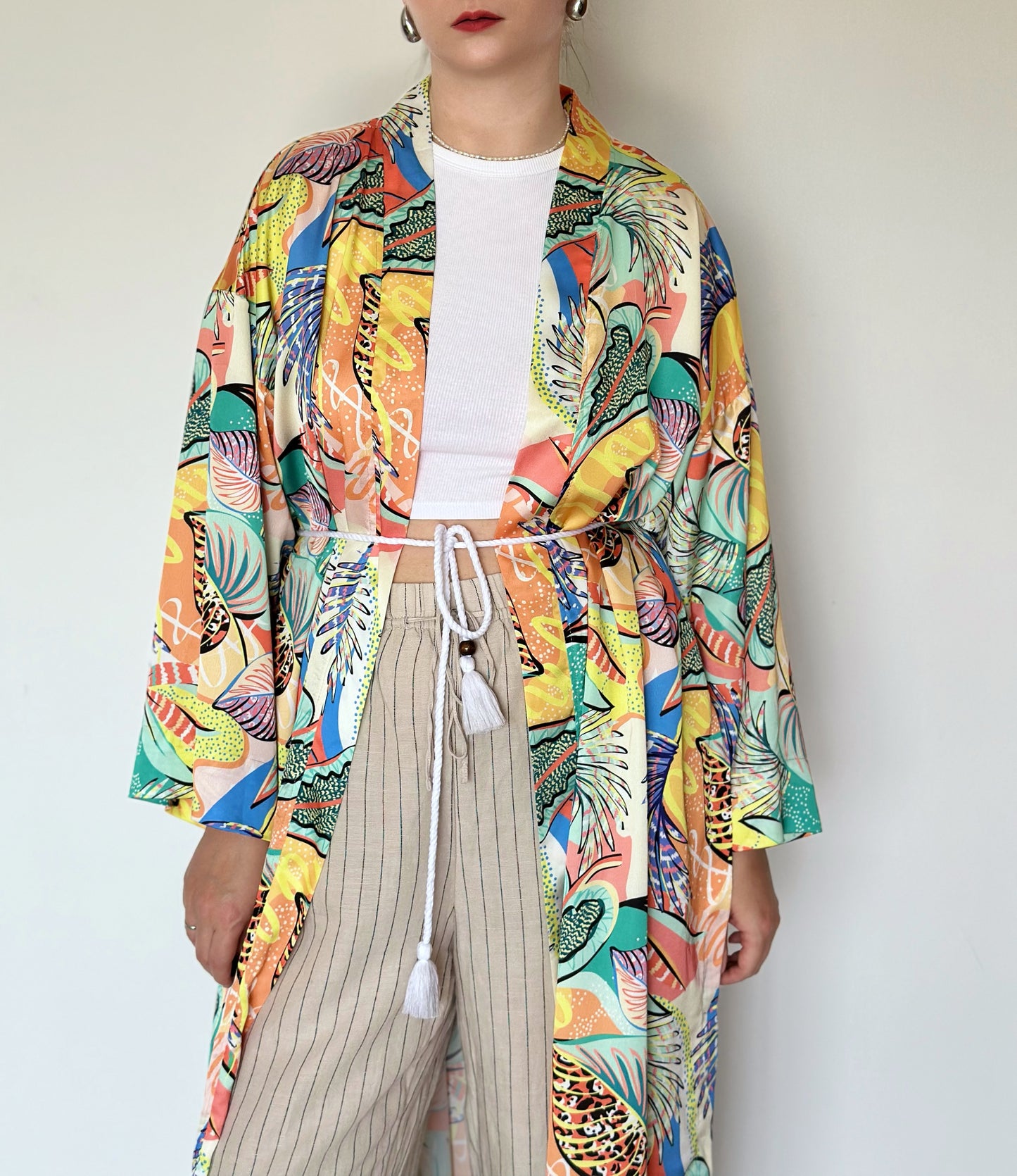 Lovely dressing satin gown/cape