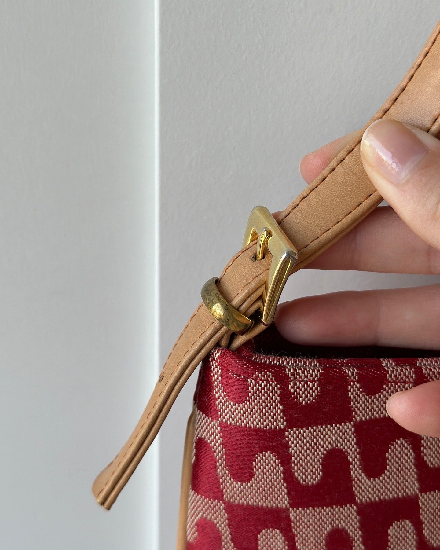 Vintage red bag
