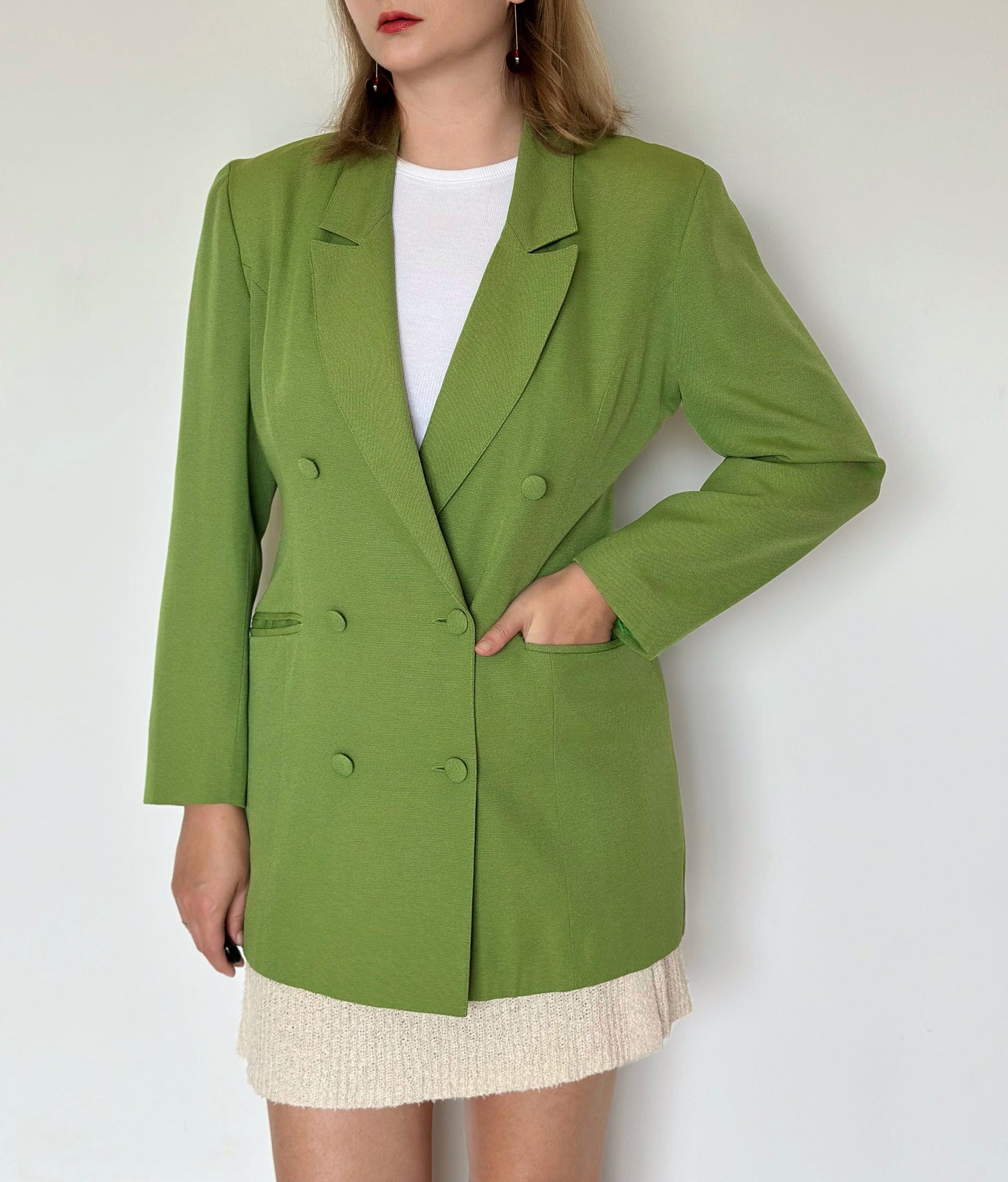 Stunning vintage green blazer