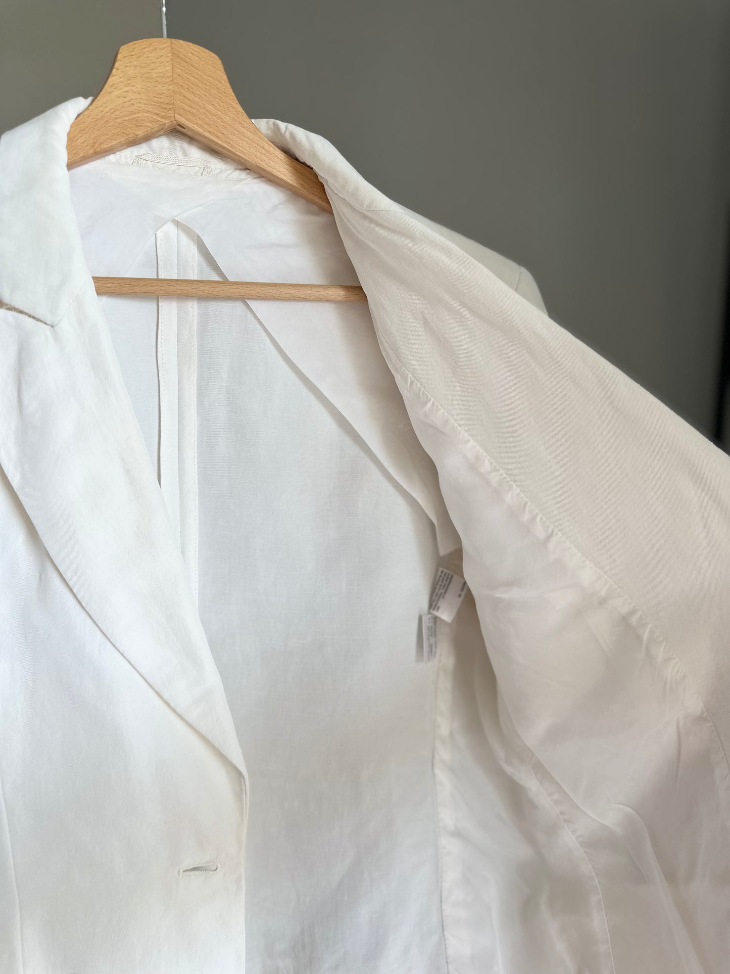 Vintage linen blend blazer Max Mara
