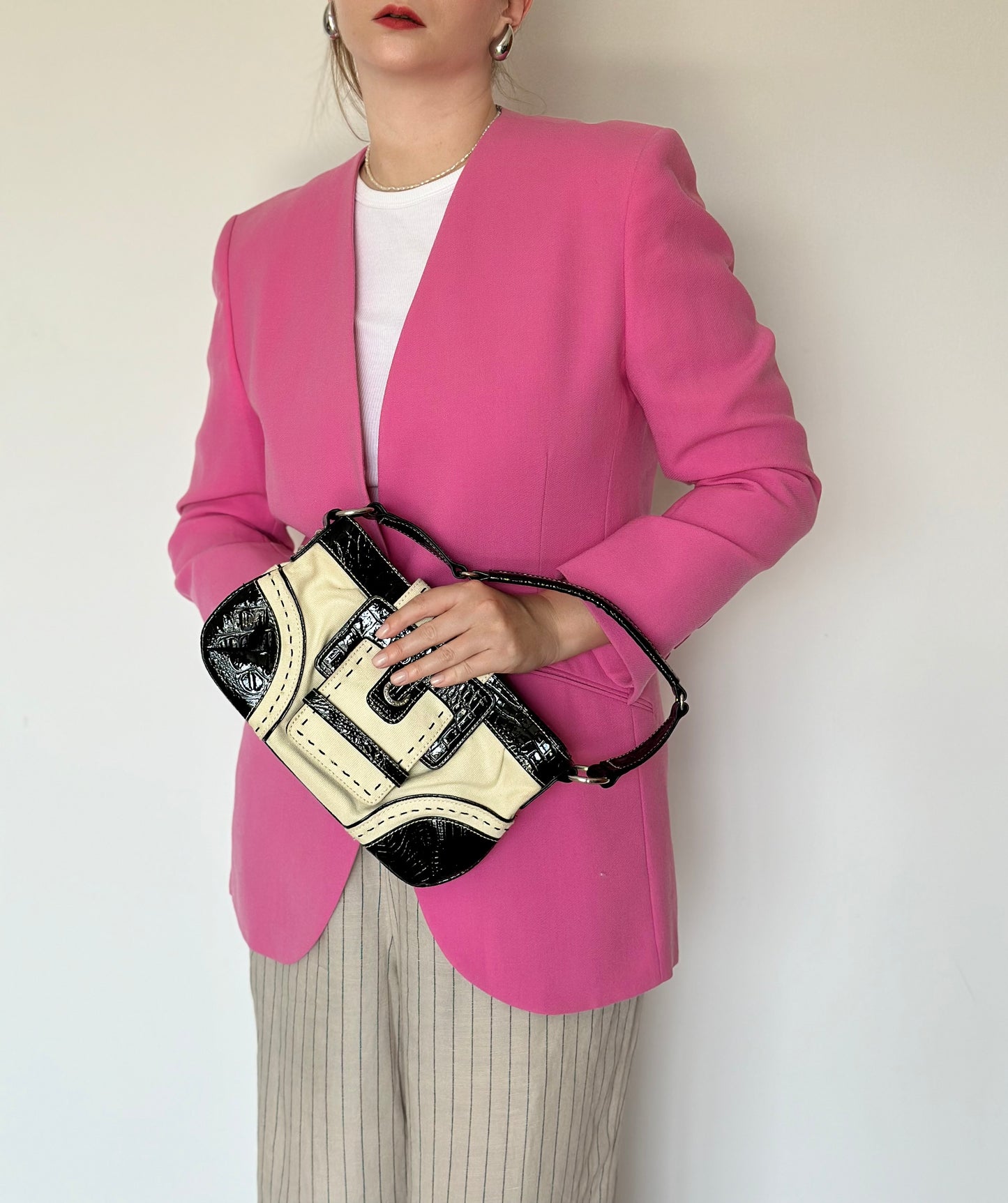 Stylish vintage baguette bag