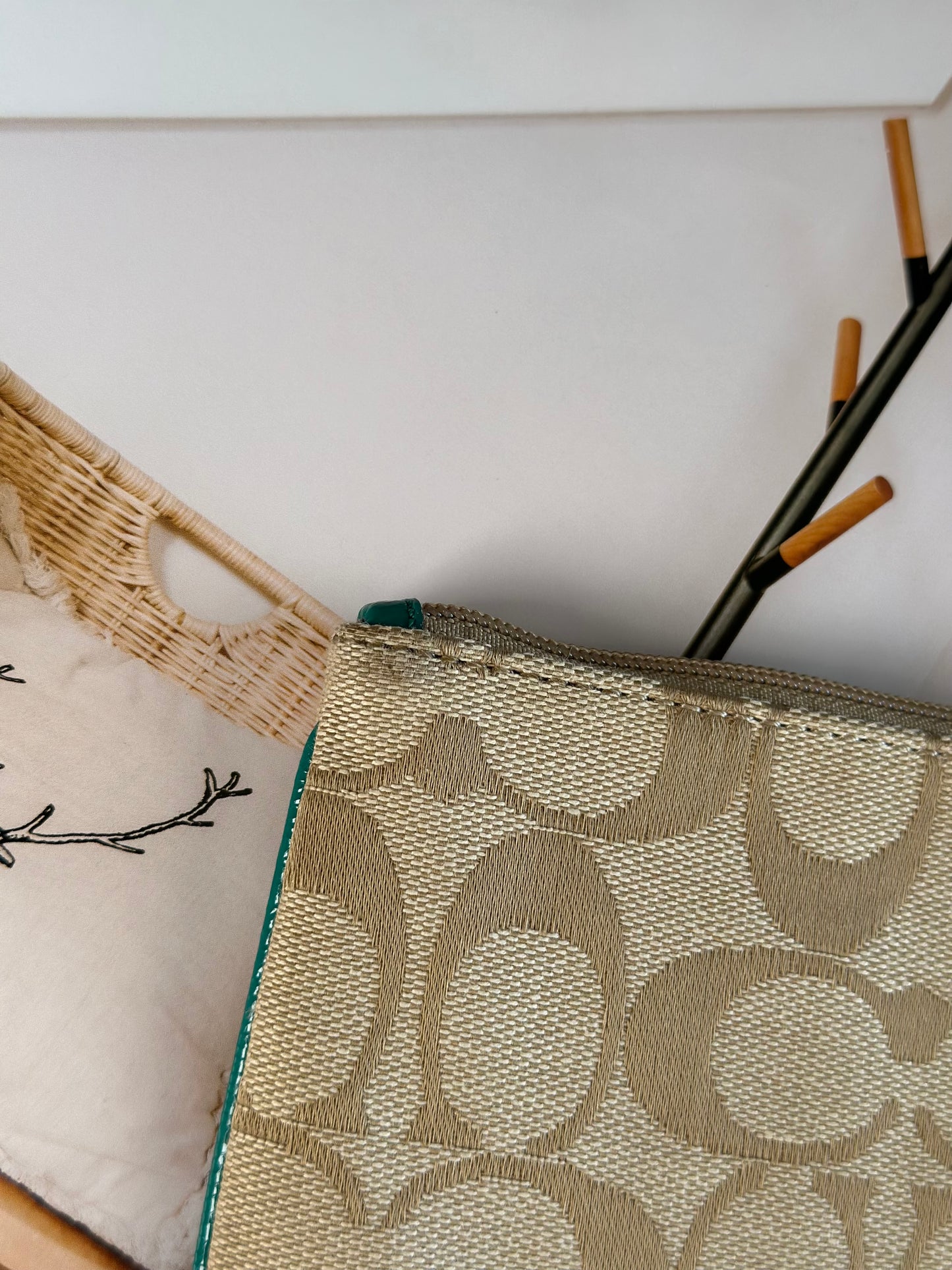 Iconic vintage Coach wristlet