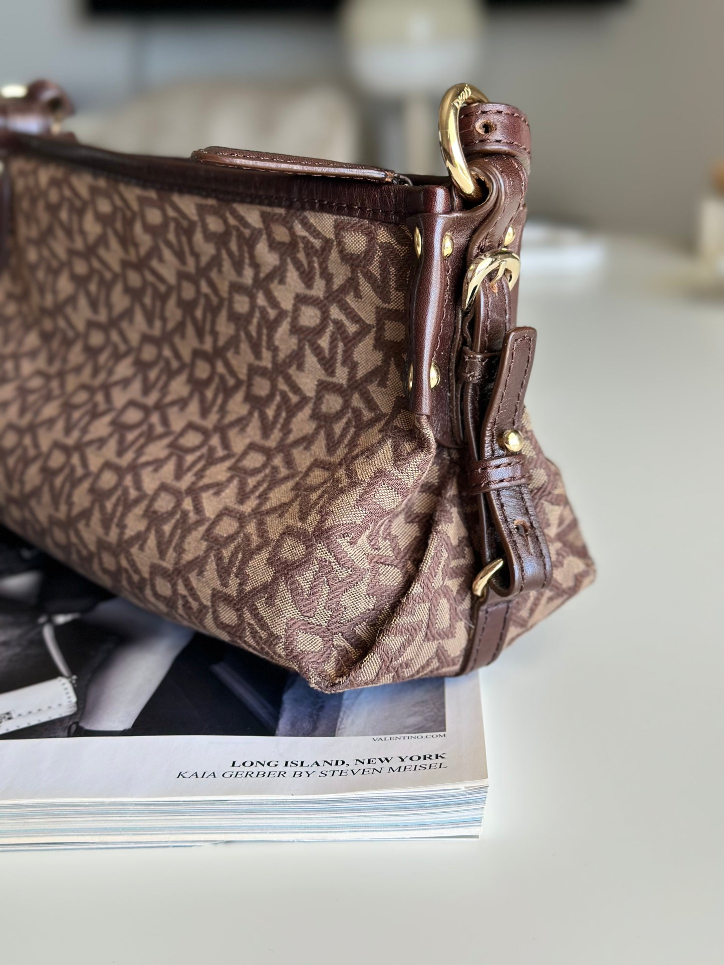 Amazing vintage DKNY monogram bag