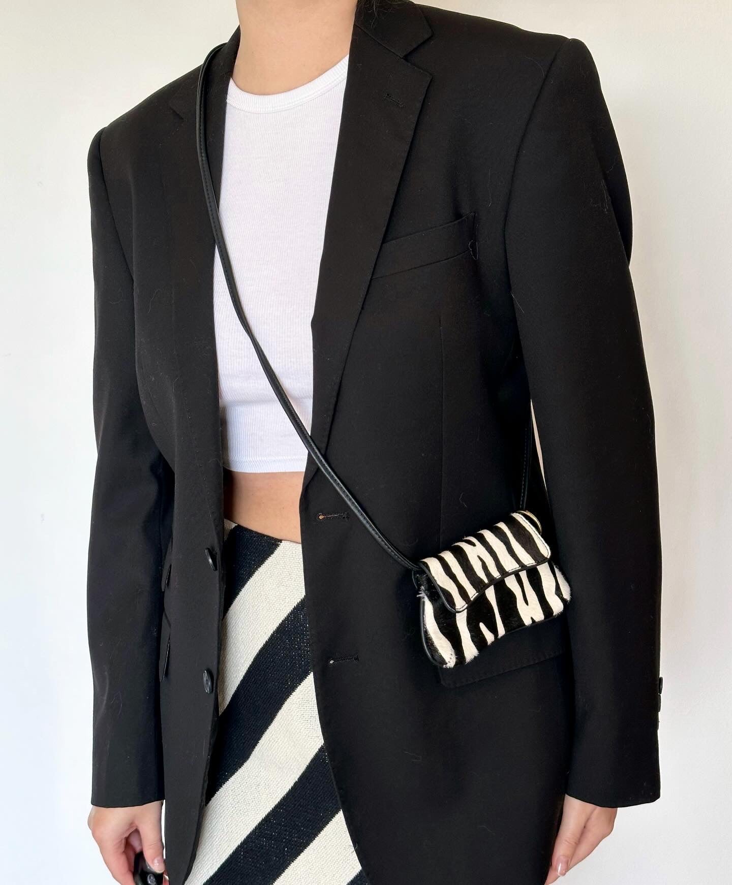 Vintage men's black blazer