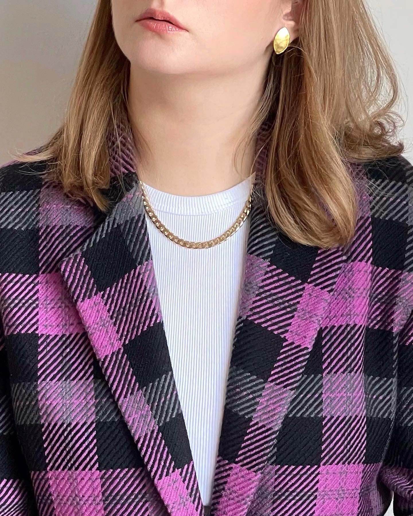 Classic vintage gold-tone chain necklace by Pierre Cardin