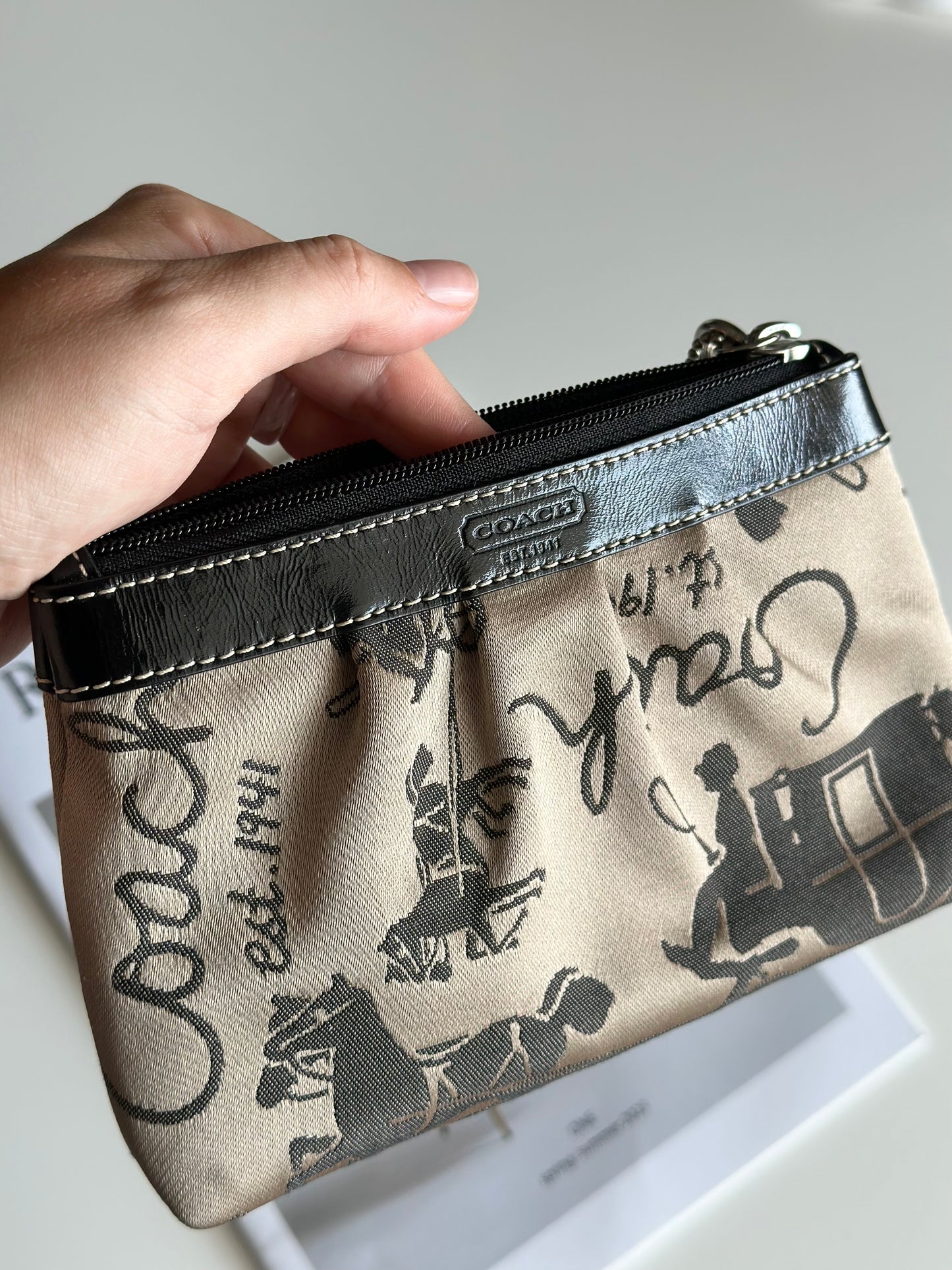 Vintage Coach wristlet
