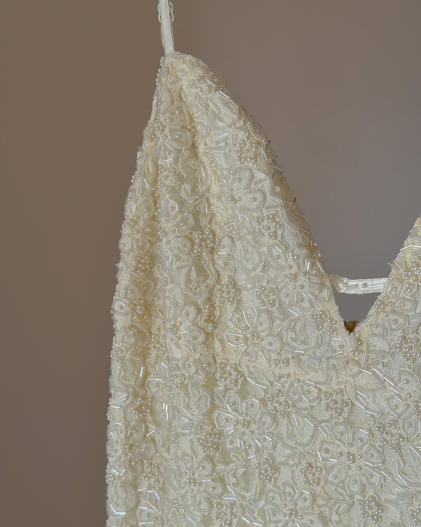 Gorgeous vintage mini dress by Karen Millen with beads