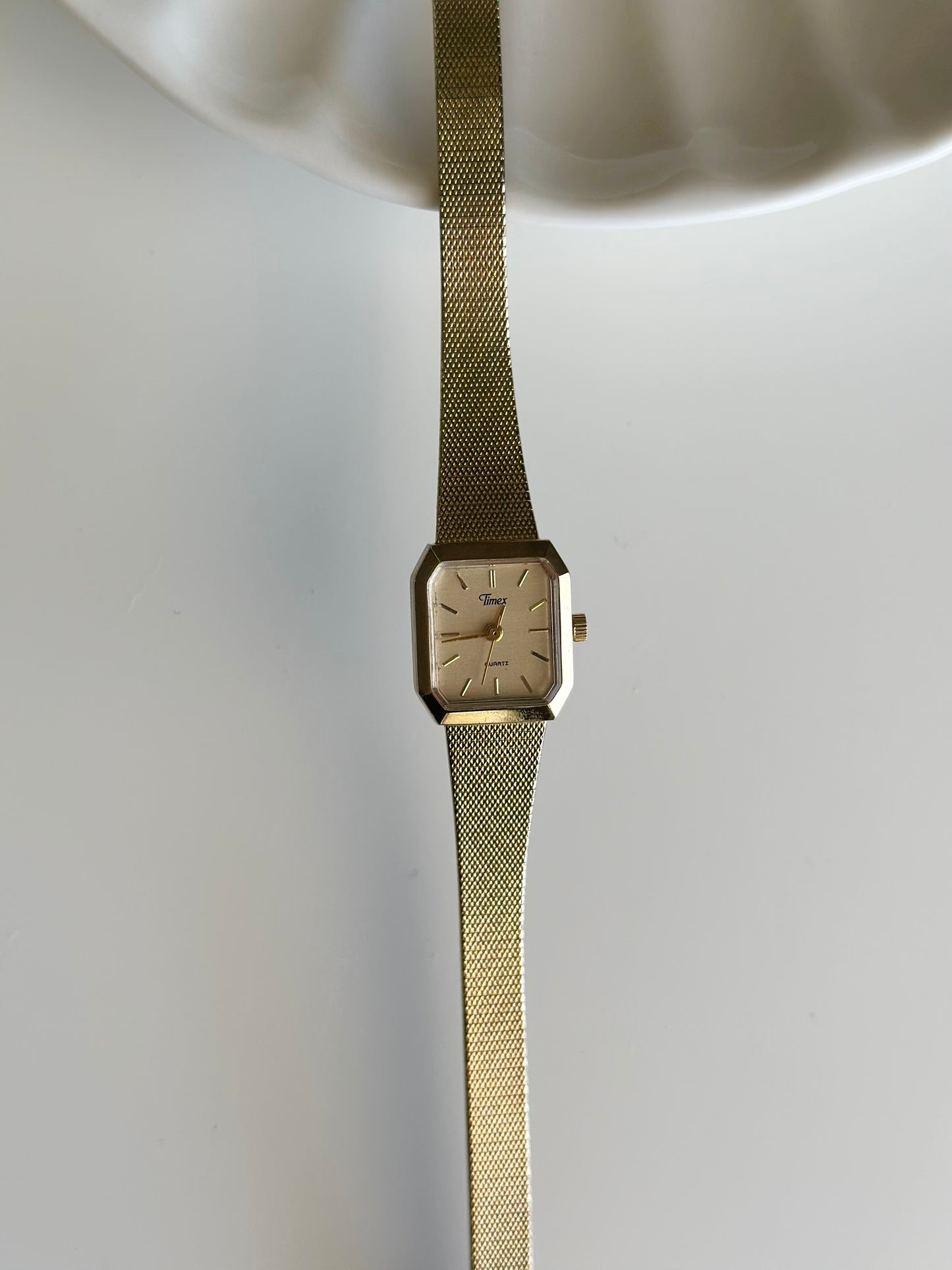 Stunning vintage gold-tone Timex watch from early 1990s.