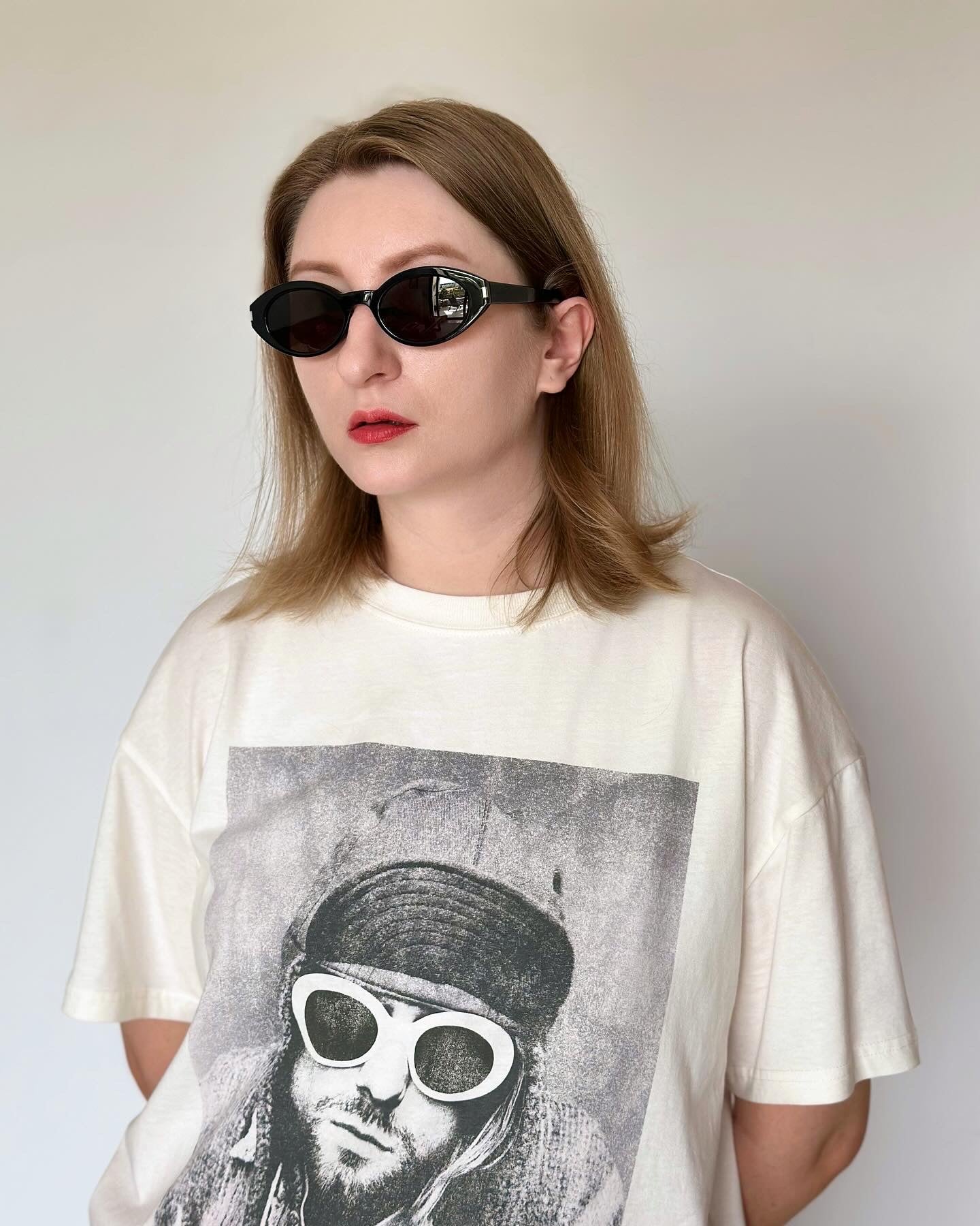 Saint Laurent oval sunglasses