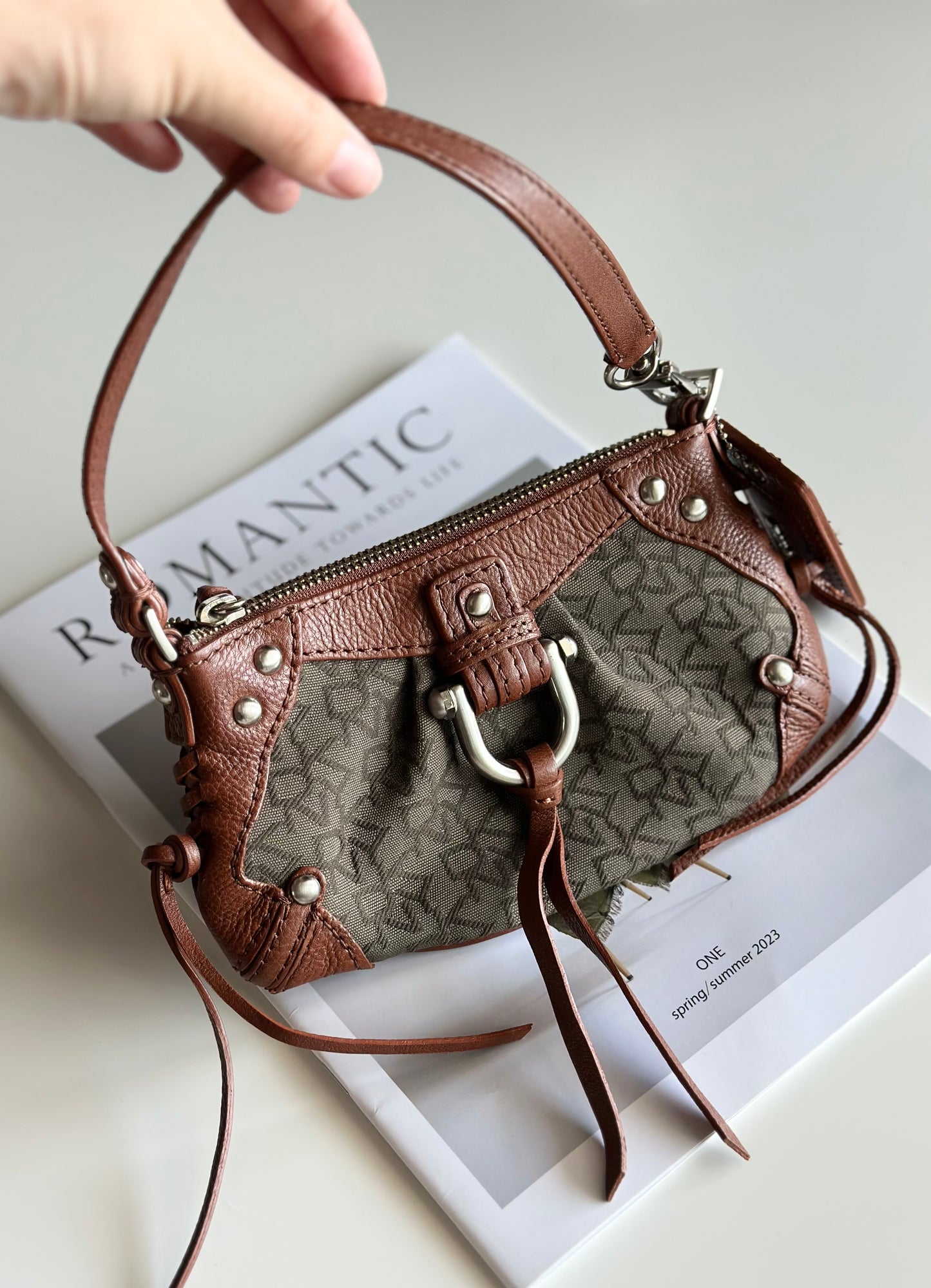 Vintage mini DKNY statement bag