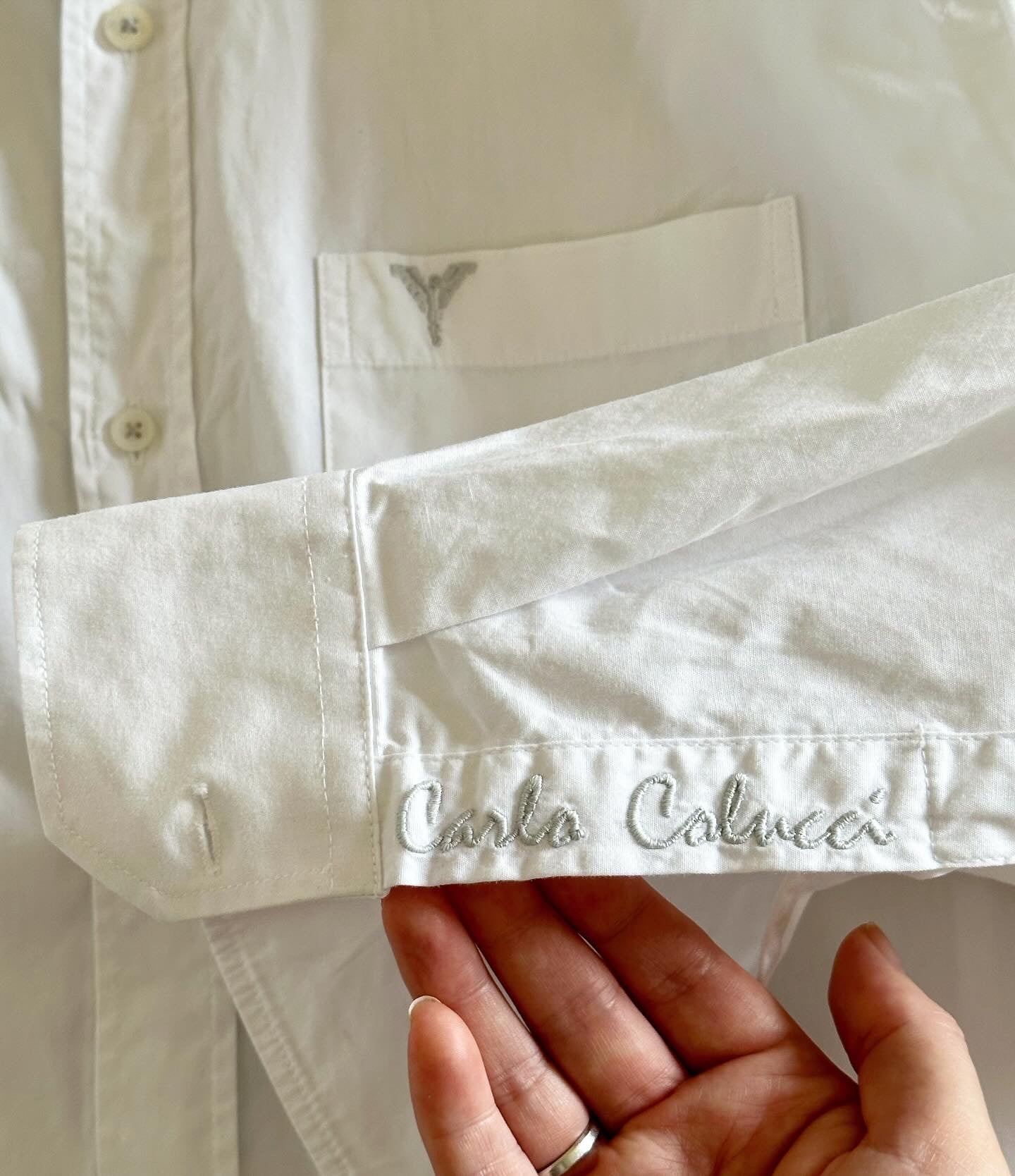 Beautiful vintage men's shirt by Carlo Colucci