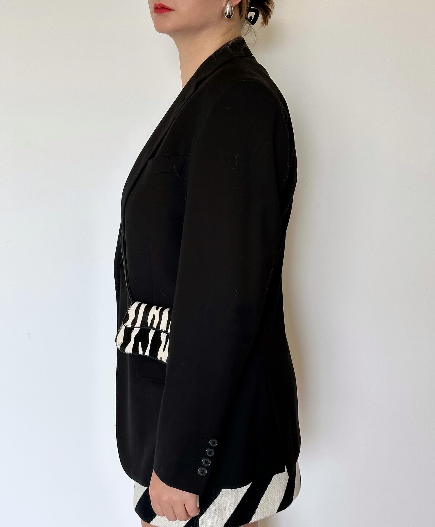Vintage men's black blazer