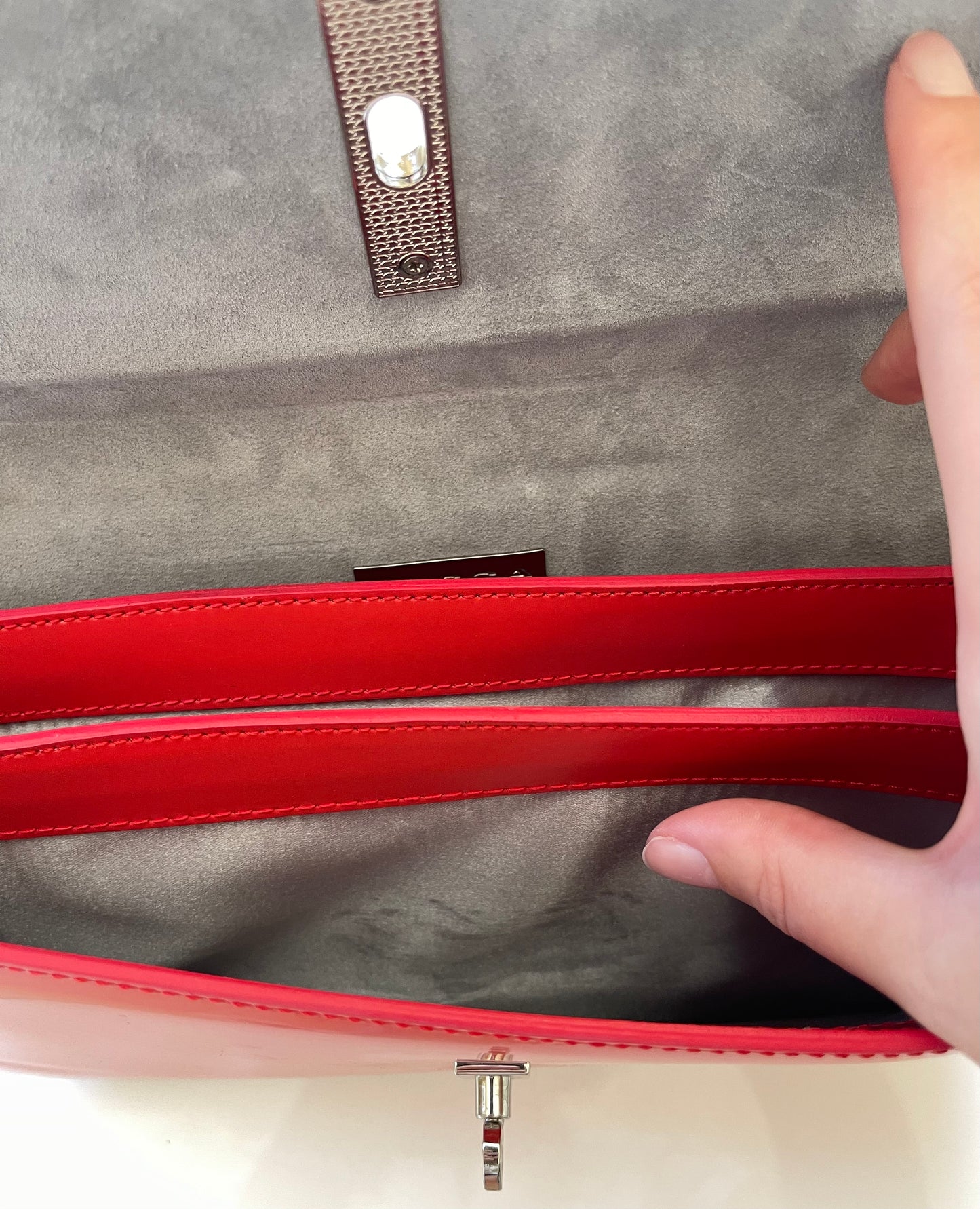 Gorgeous authentic patent leather bag from Tosca Blu ❤️