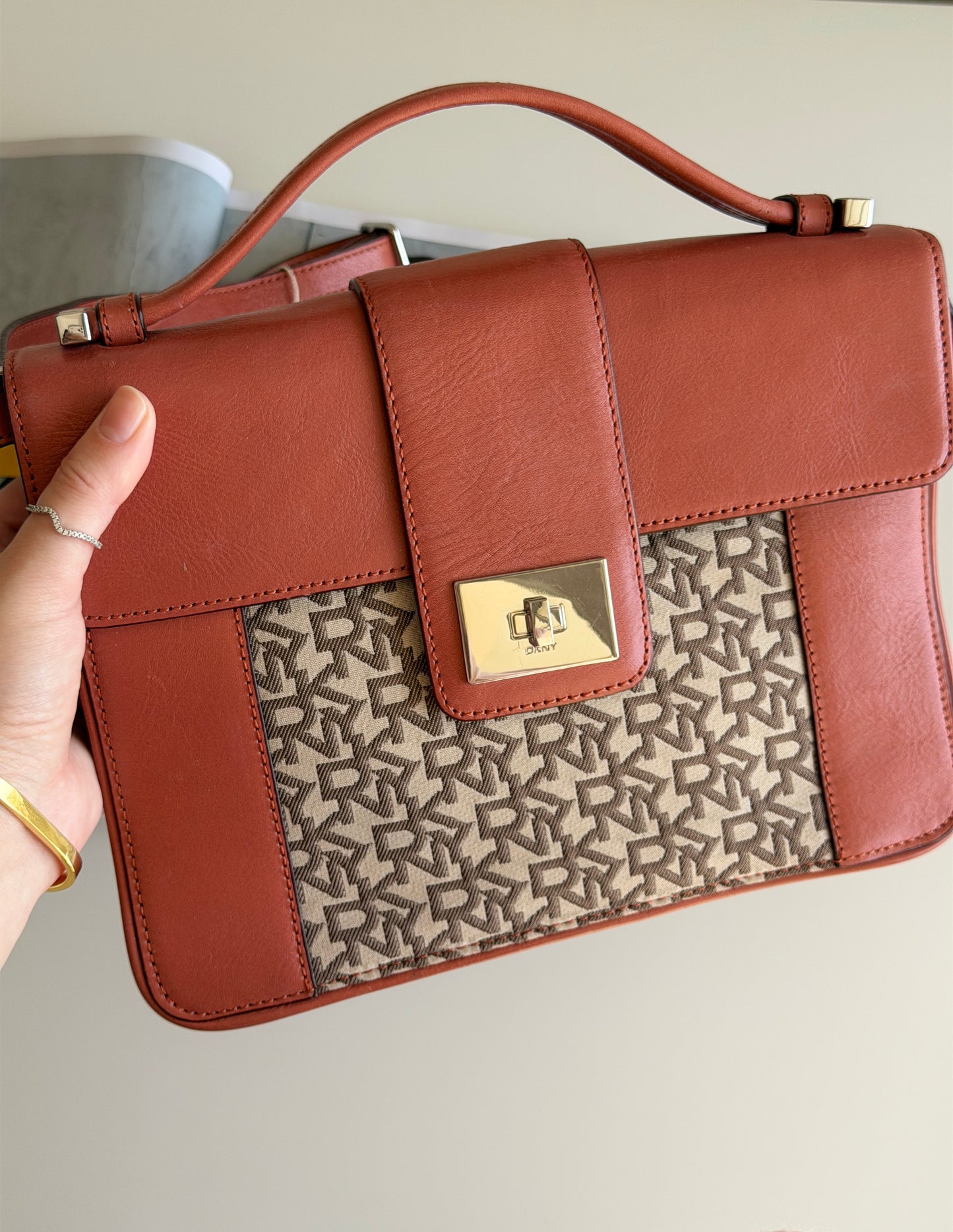 Vintage DKNY structured crossbody