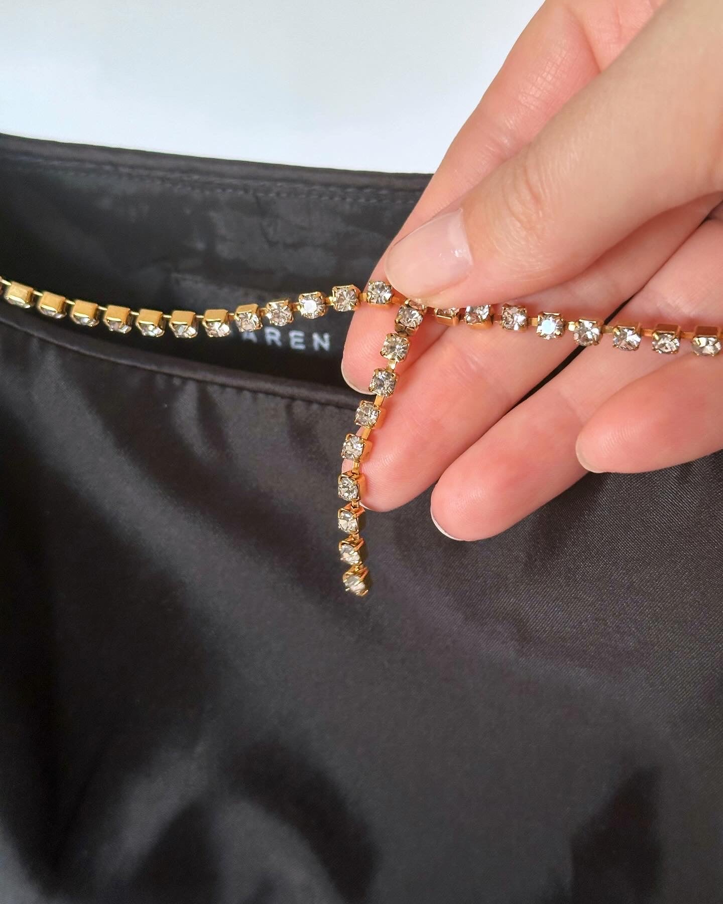 Beautiful vintage satin corset top by Karen Millen