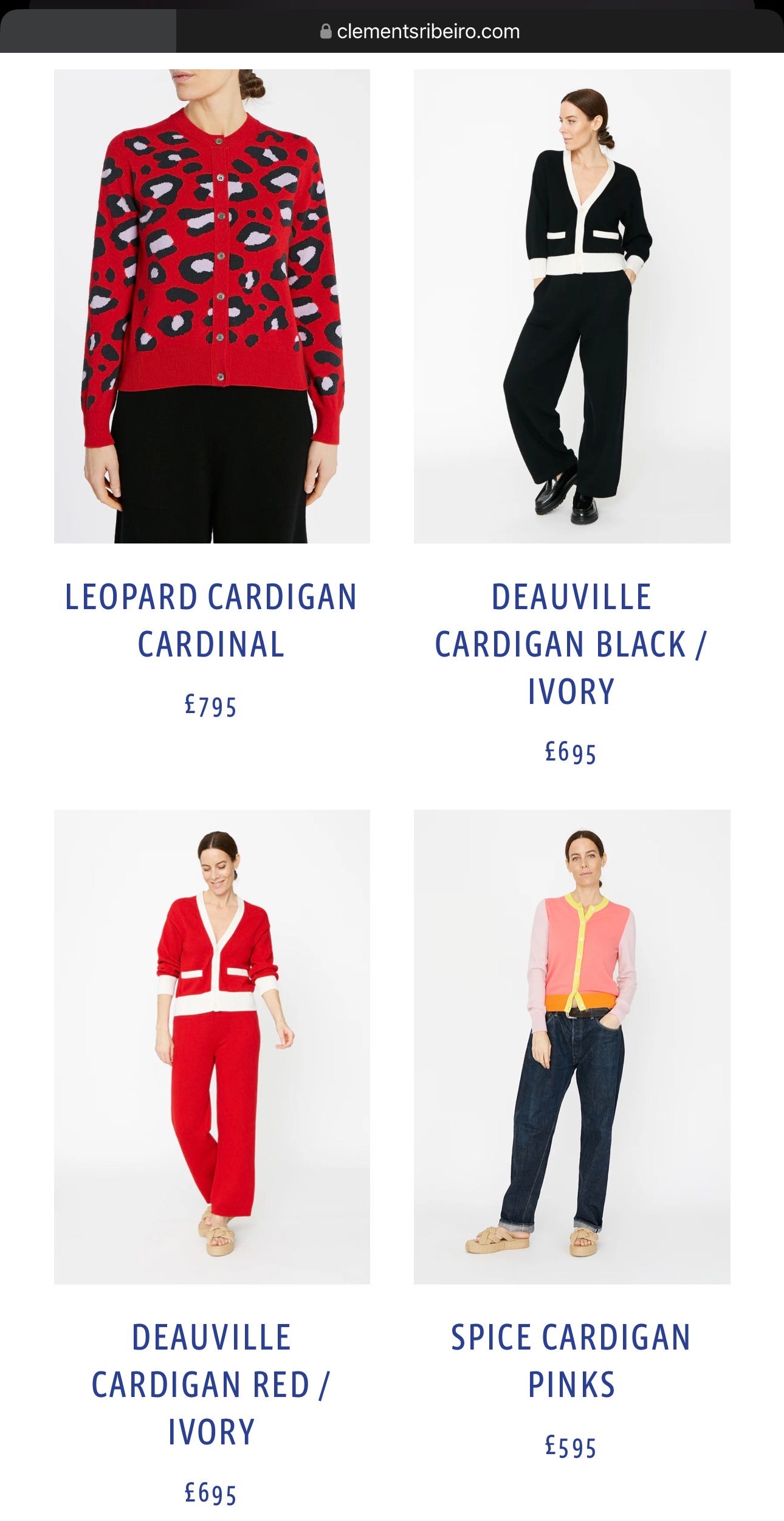 Vintage cashmere cardigan Clements Ribeiro