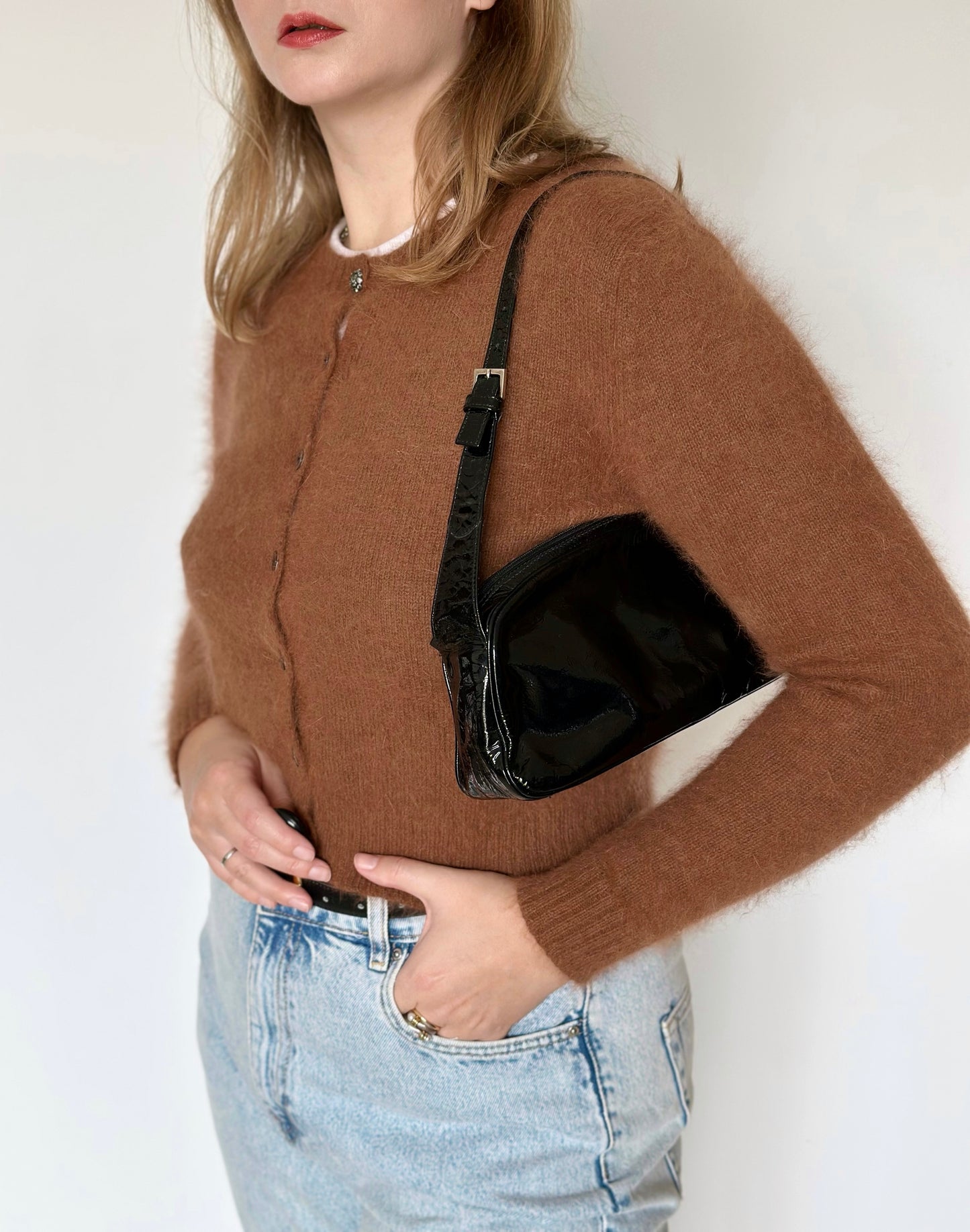 Astonishing vintage angora cardigan