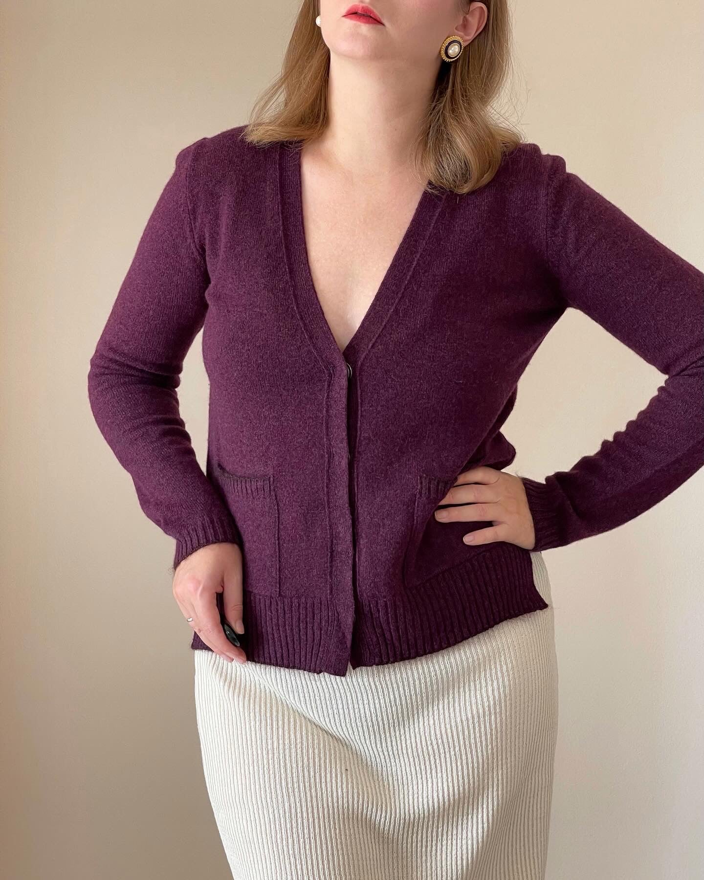 Lovely wool cardigan Hessnatur