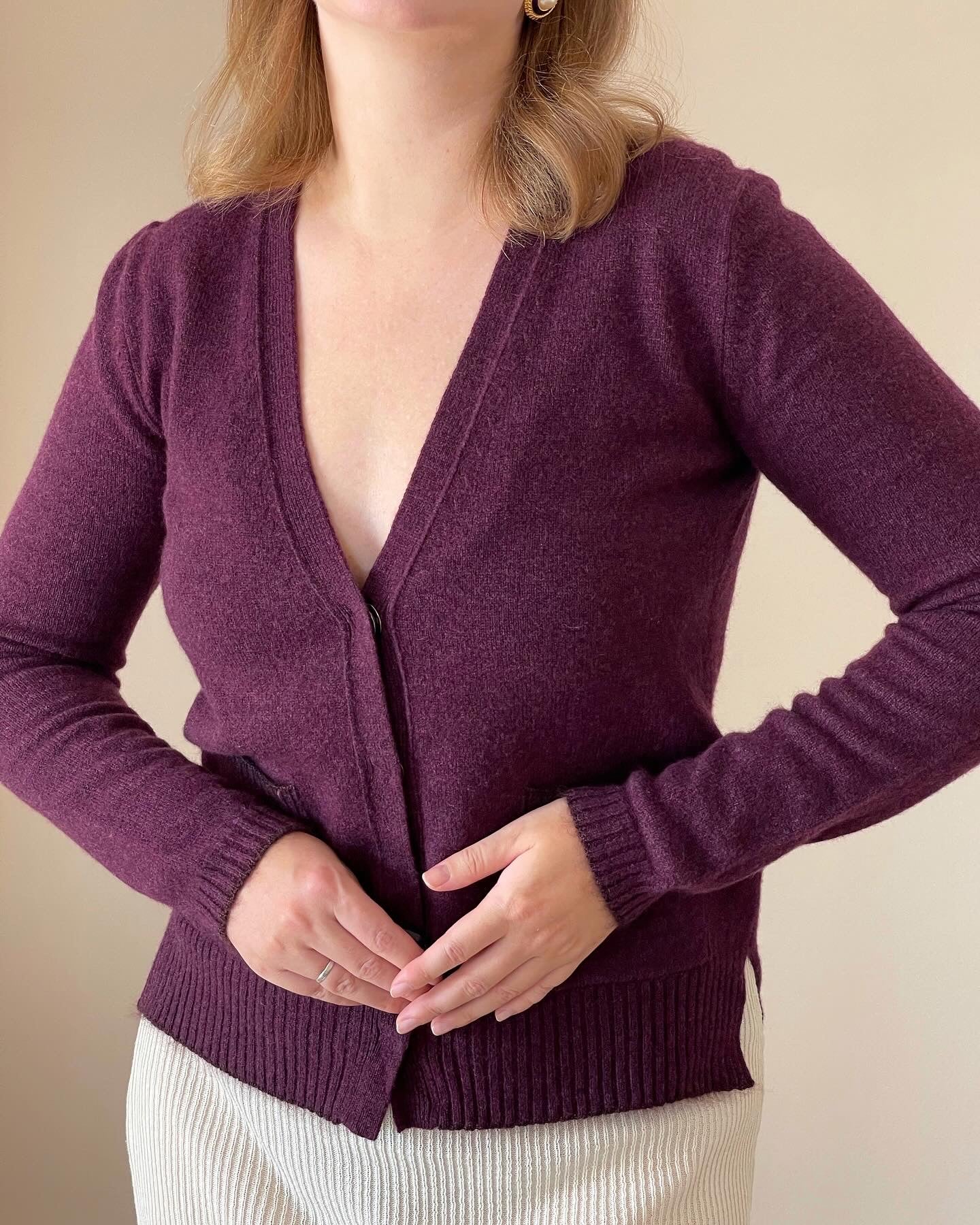 Lovely wool cardigan Hessnatur