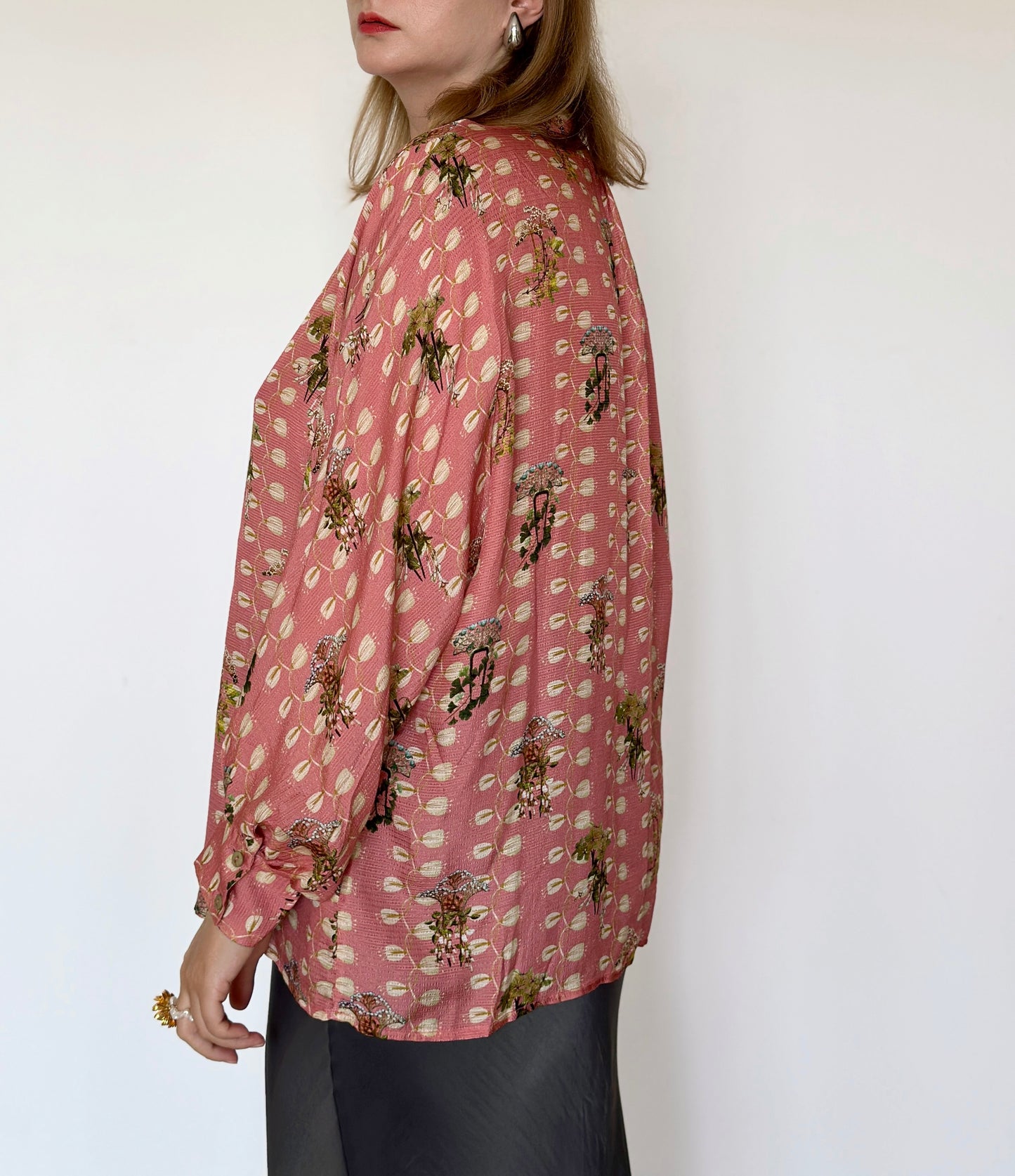 Beautiful viscose pink blouse
