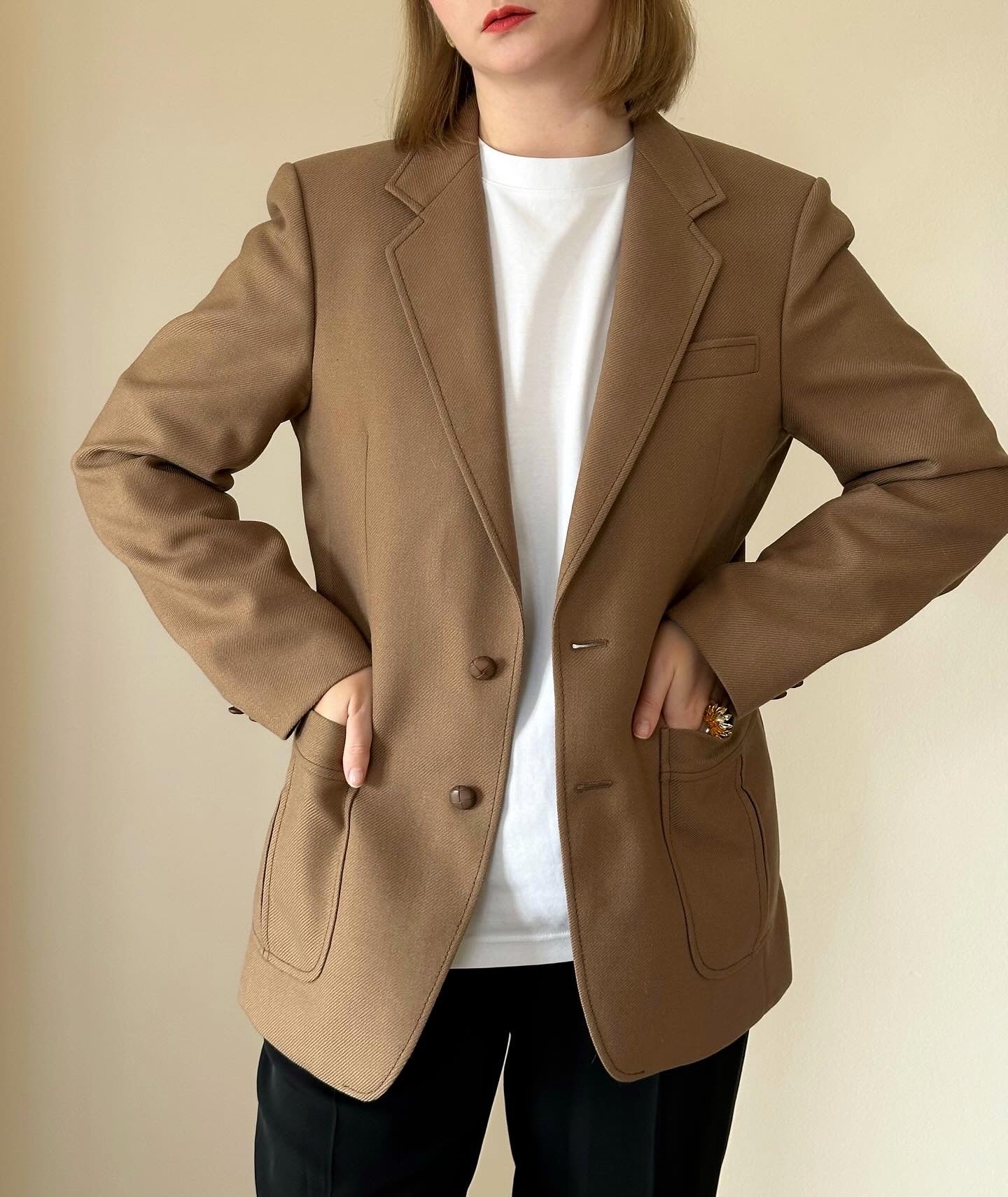 Stunning vintage wool blend jacket (made in Finland)
