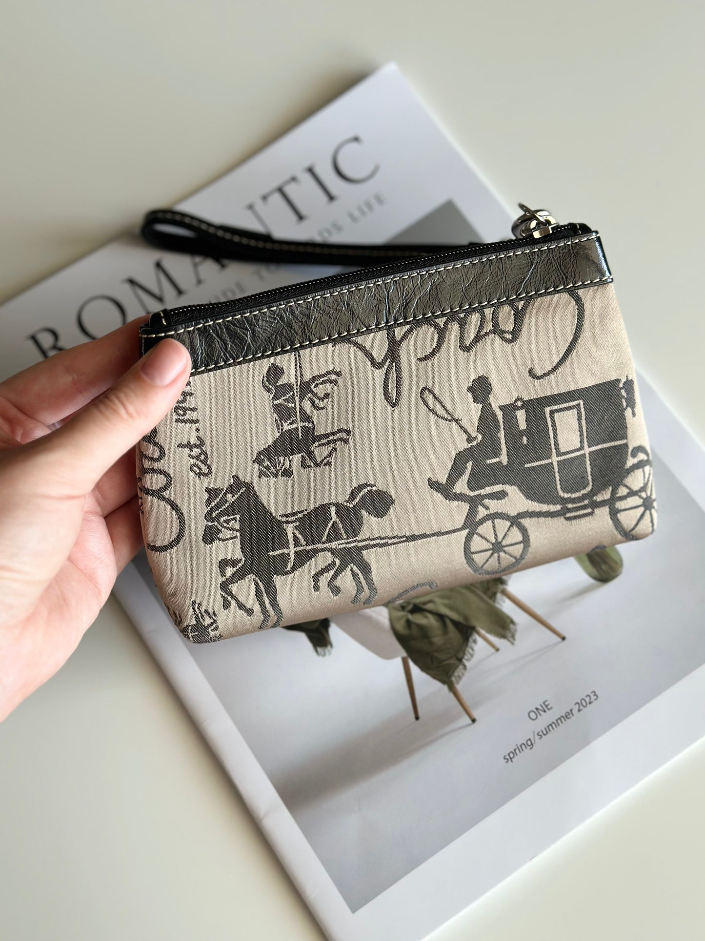Vintage Coach wristlet