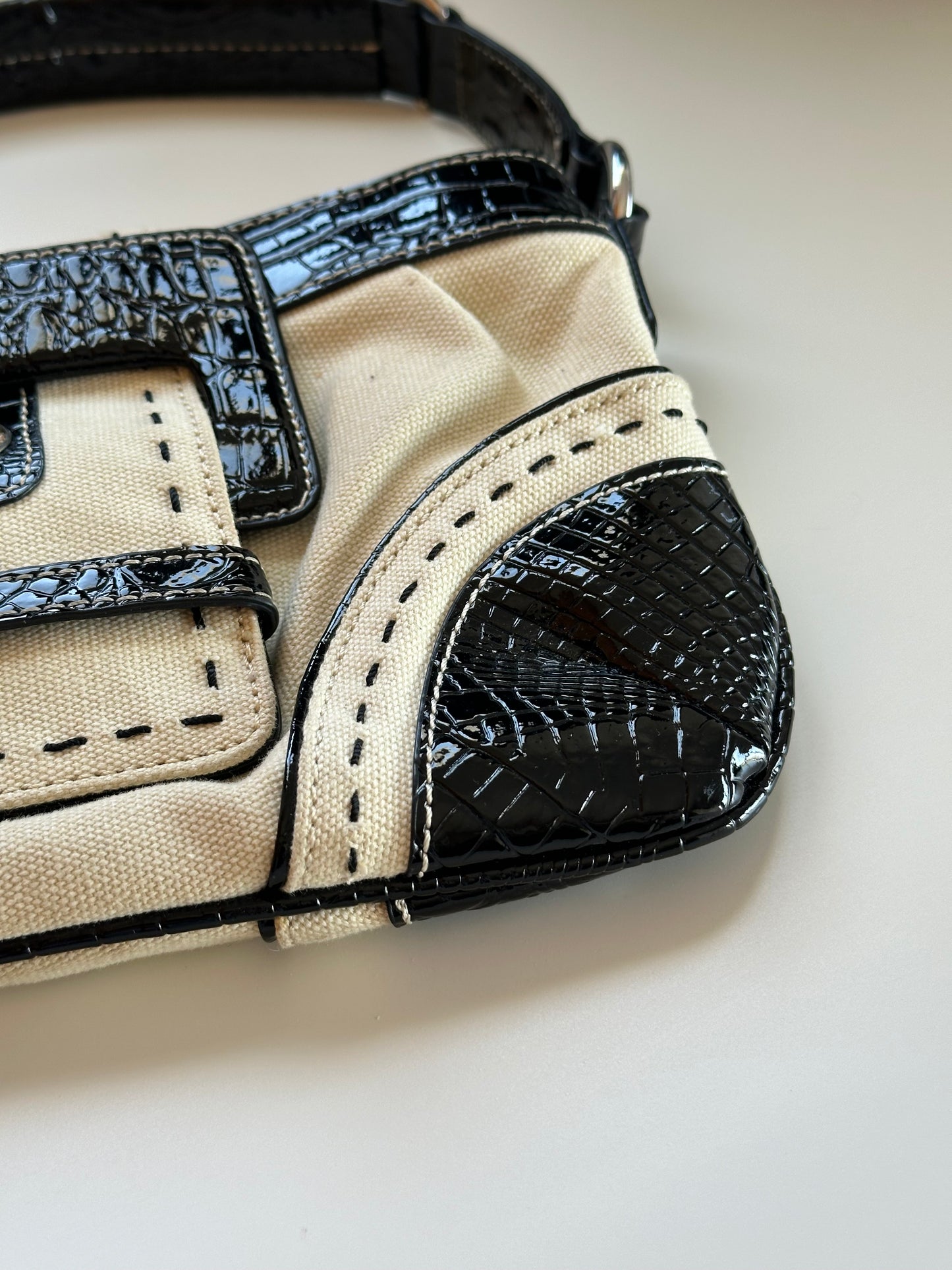 Stylish vintage baguette bag