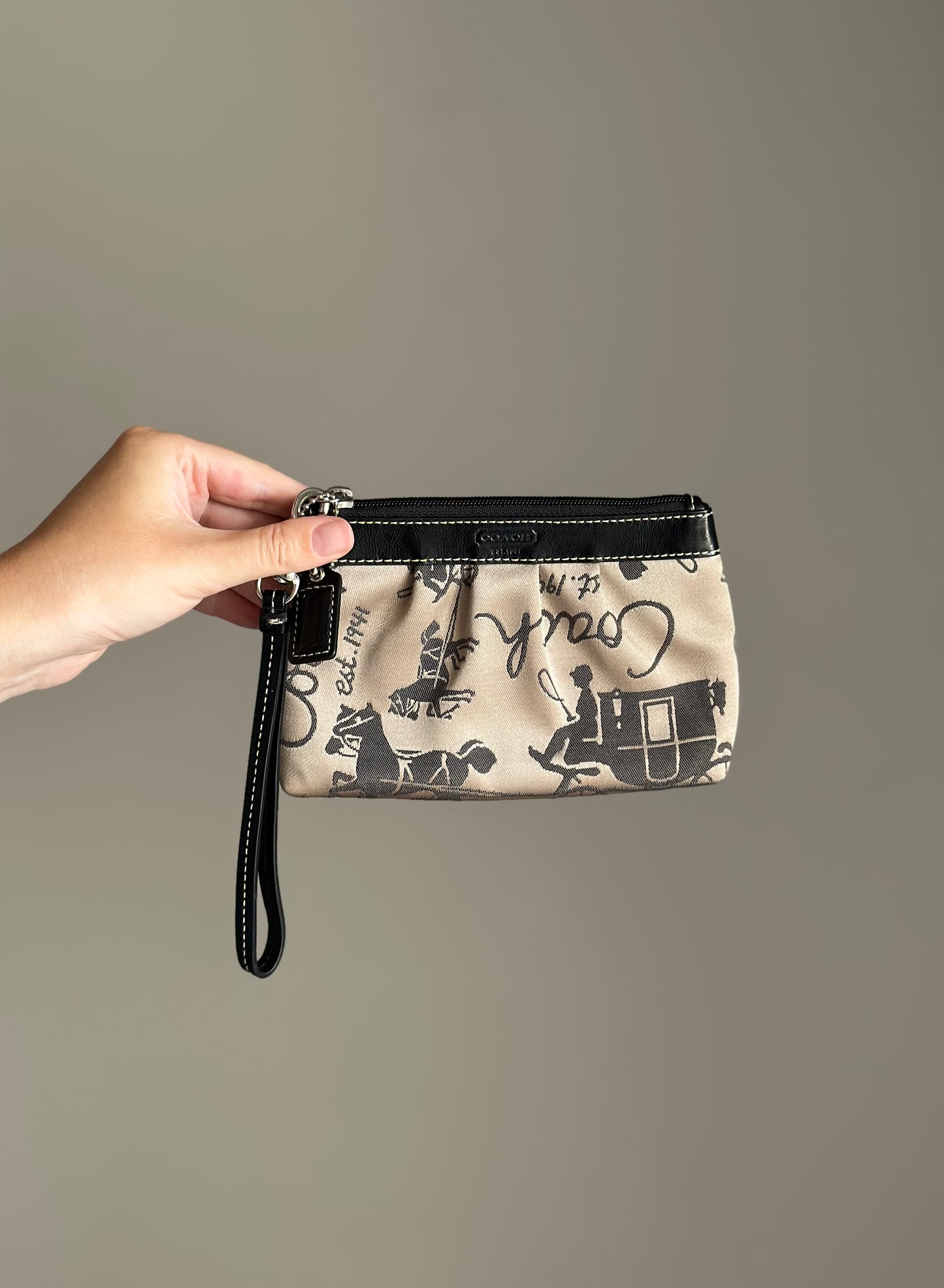Vintage Coach wristlet