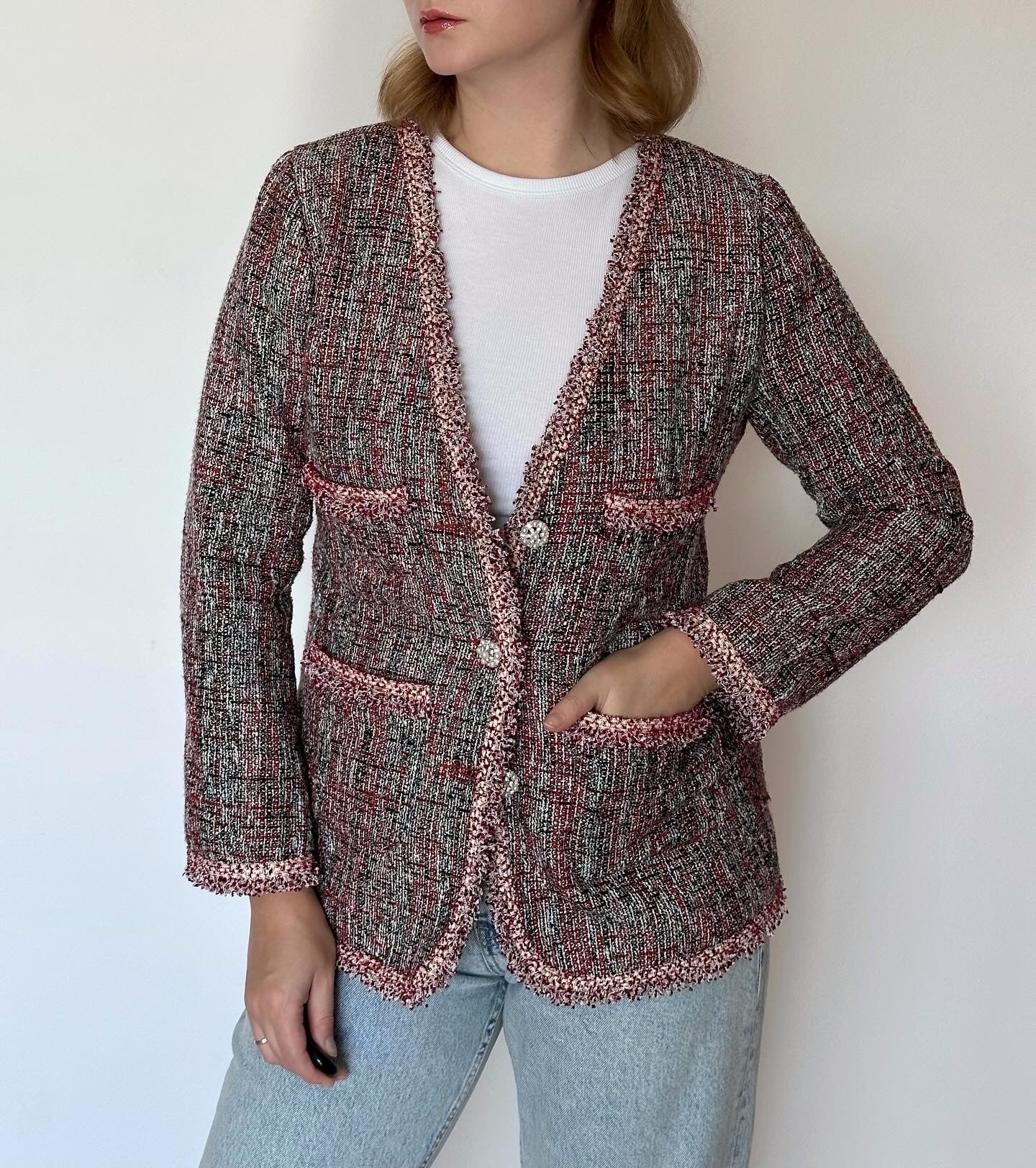 Beautiful vintage melange tweed jacket