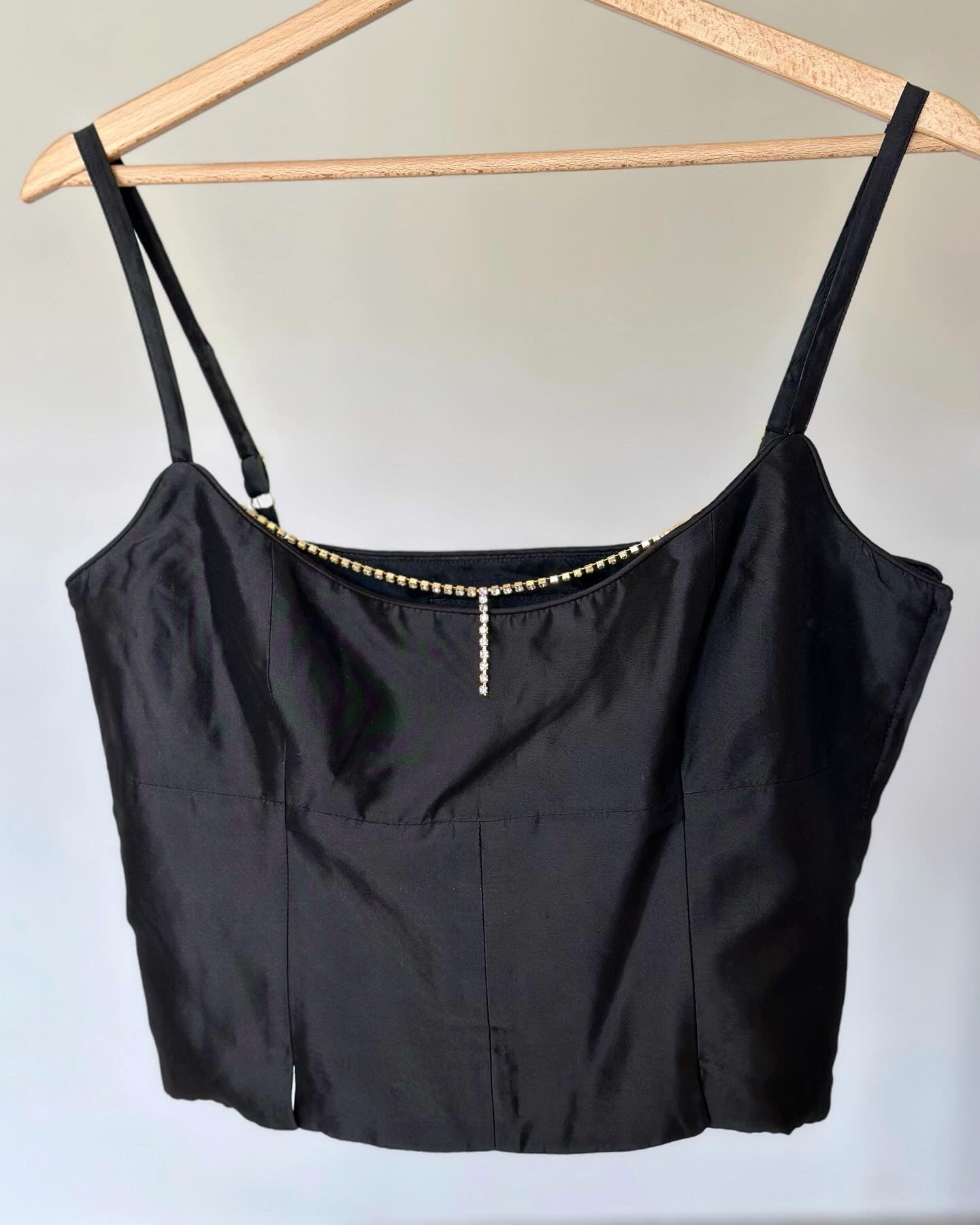 Beautiful vintage satin corset top by Karen Millen