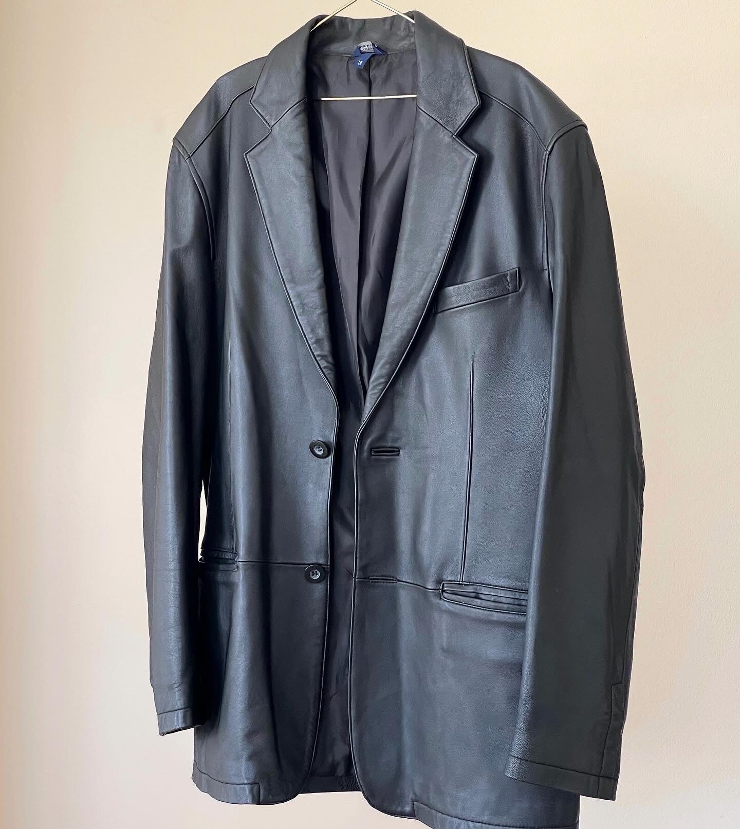 Stunning vintage oversized leather jacket Columbia