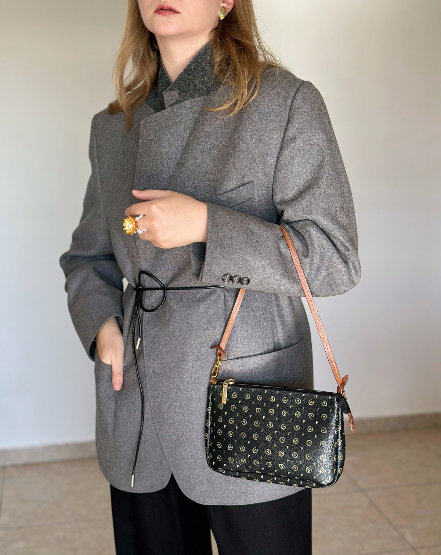 Incredible baguette bag by Pollini