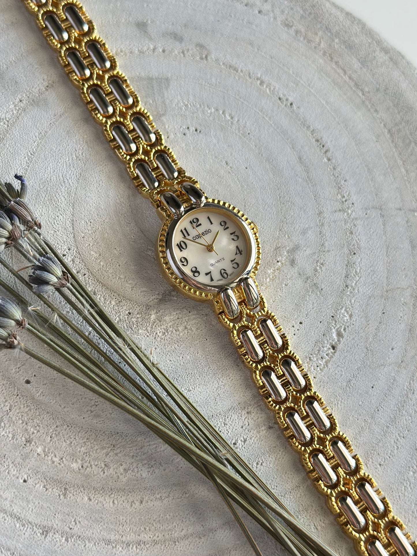 Vintage two-tone watch Capezio