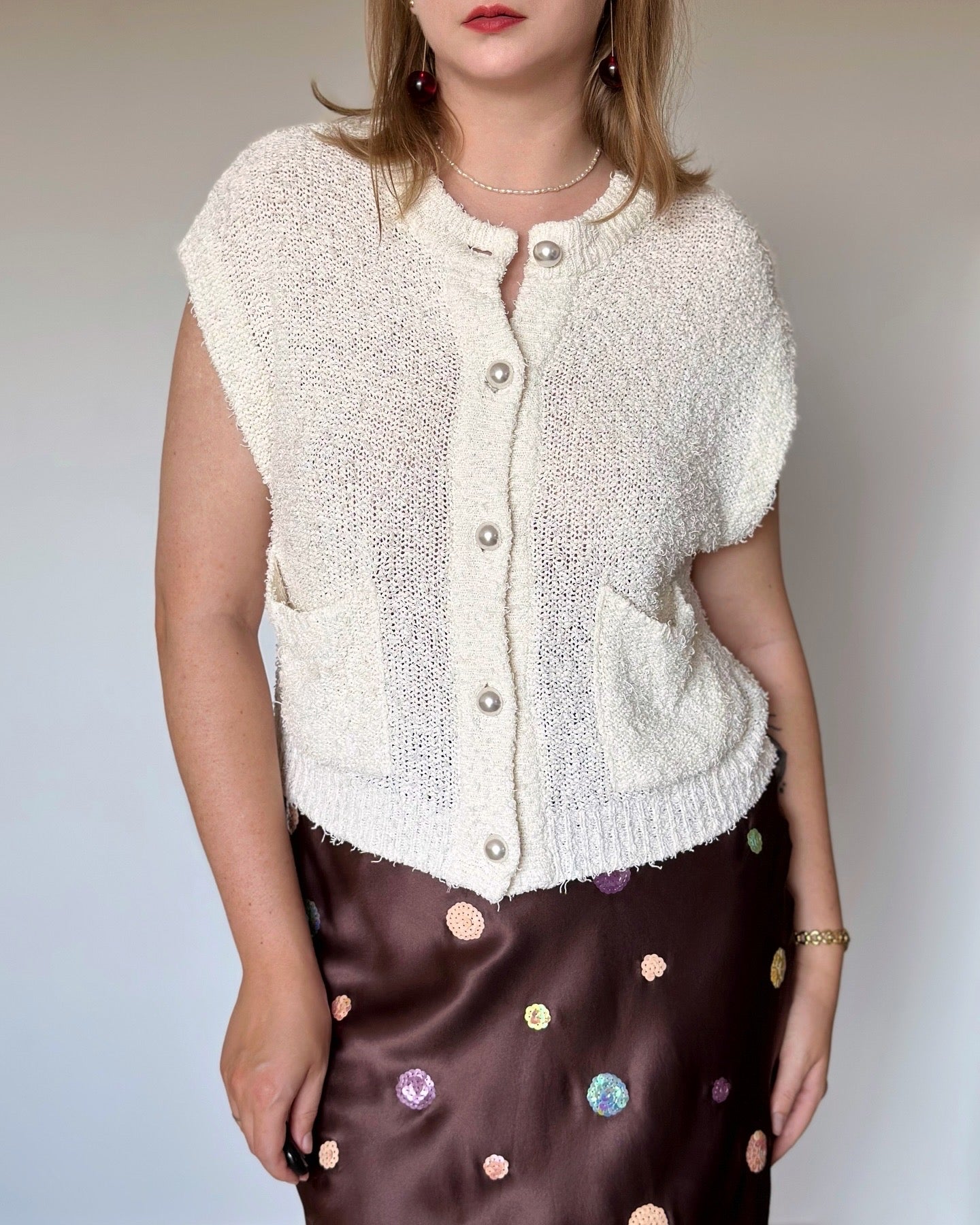 Knitted top/vest
