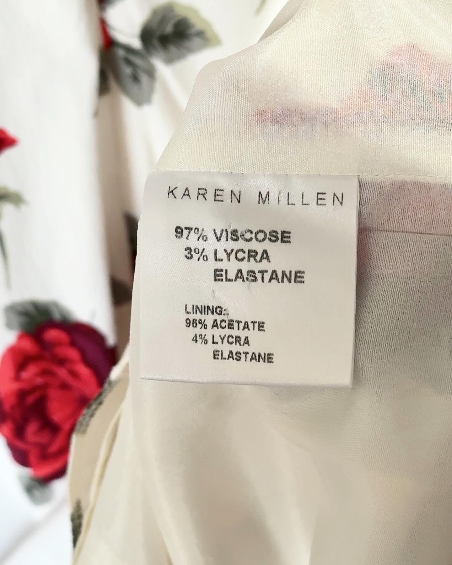 Stunning vintage floral dress by Karen Millen 🌺
