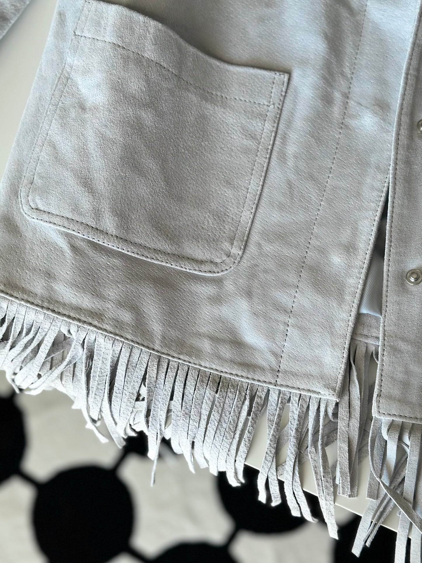 Limited Edition suede jacket with fringing by Reclaimed Vintage