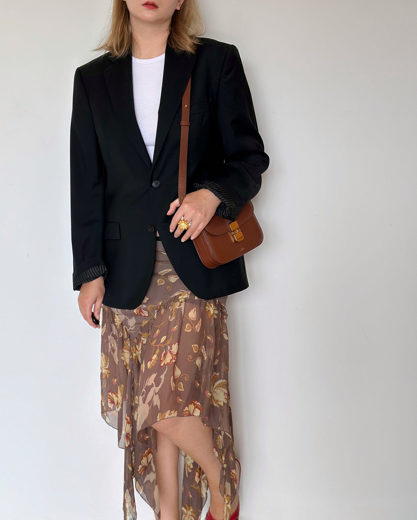 Stunning vintage silk skirt 💔