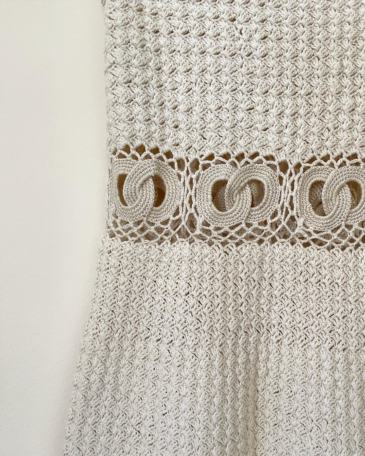 Lovely vintage handmade crochet sundress