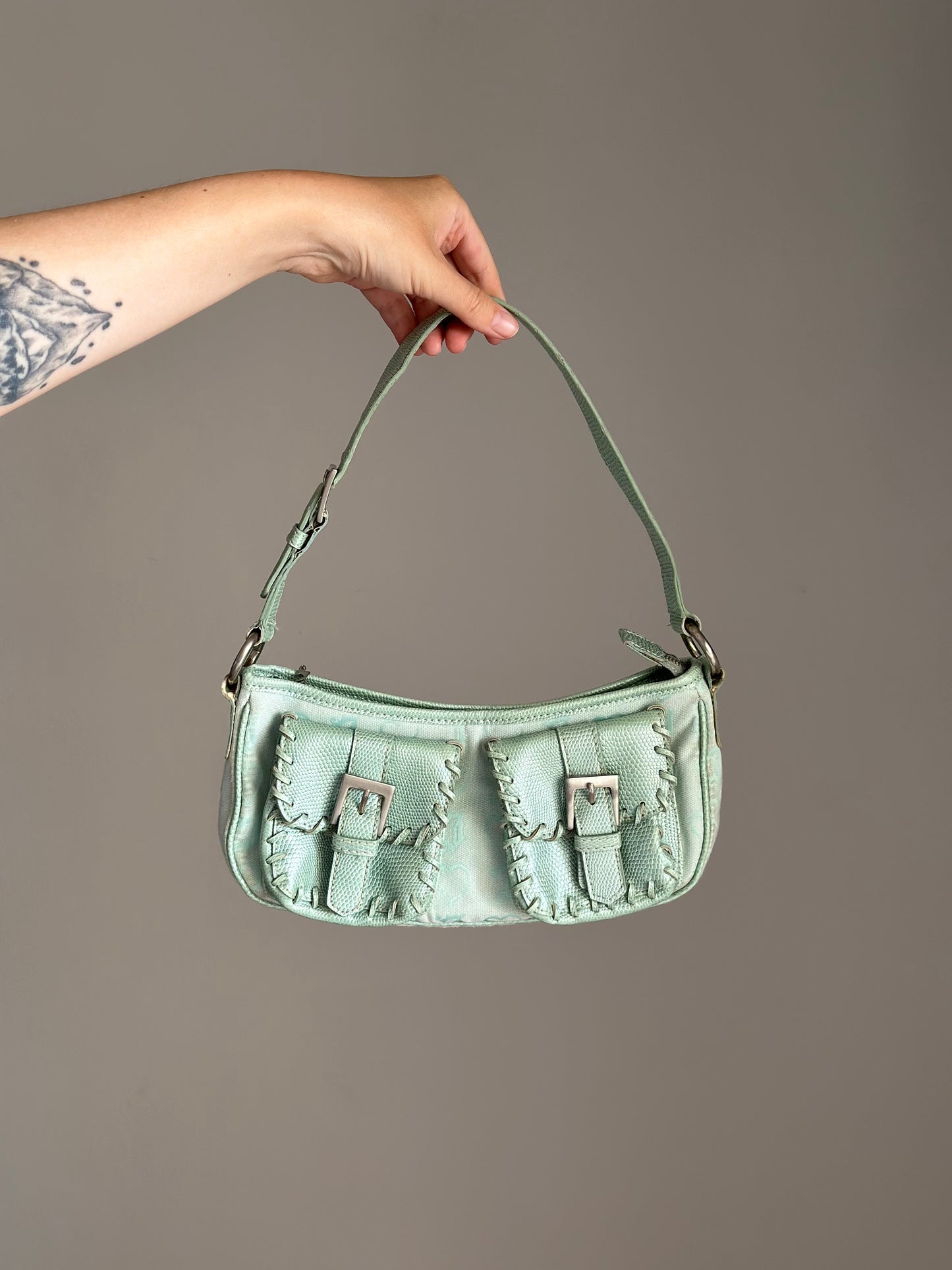 Vintage early 2000s JLo by Jennifer Lopez baguette bag