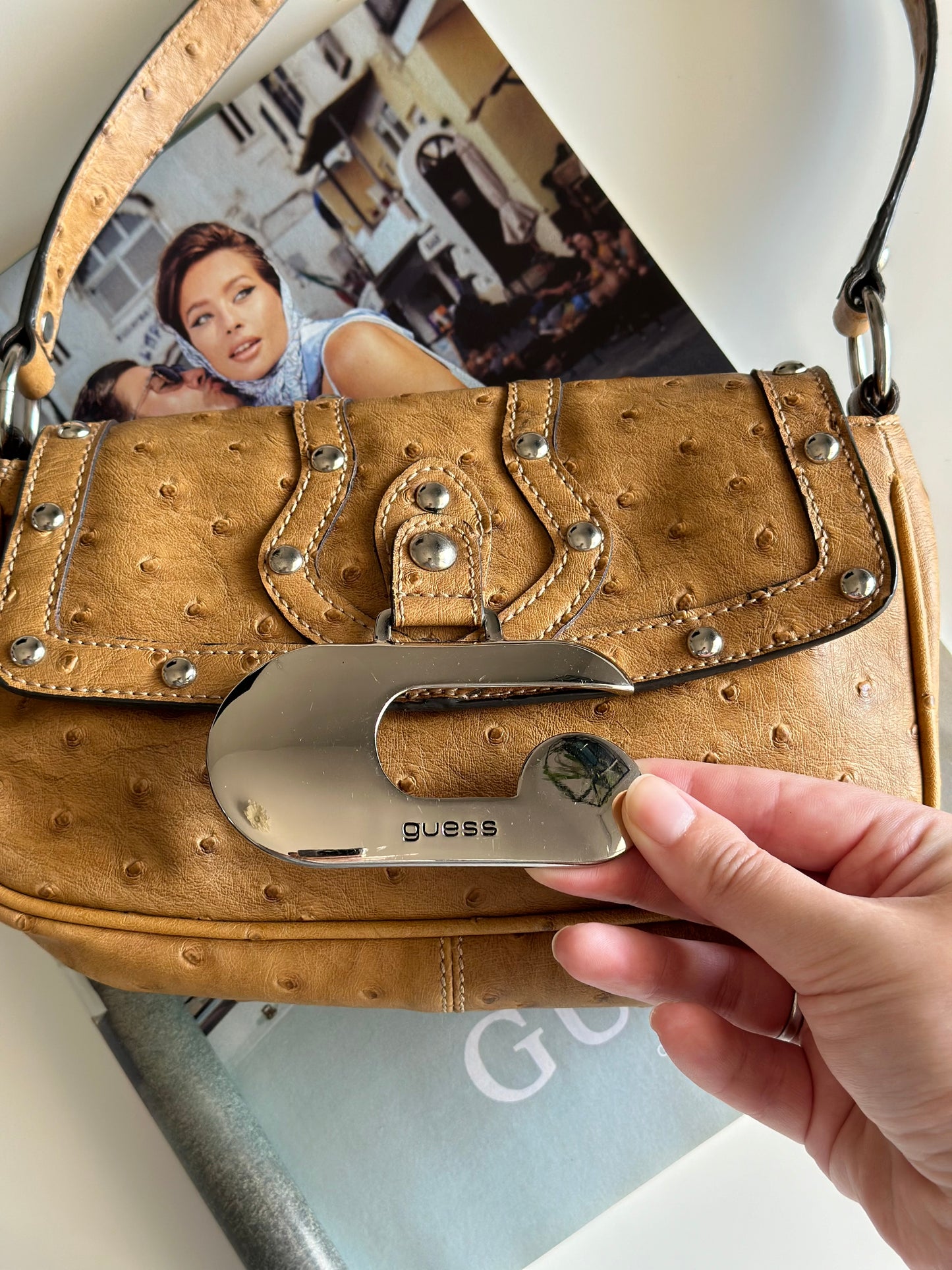 Amazing vintage baguette bag Guess