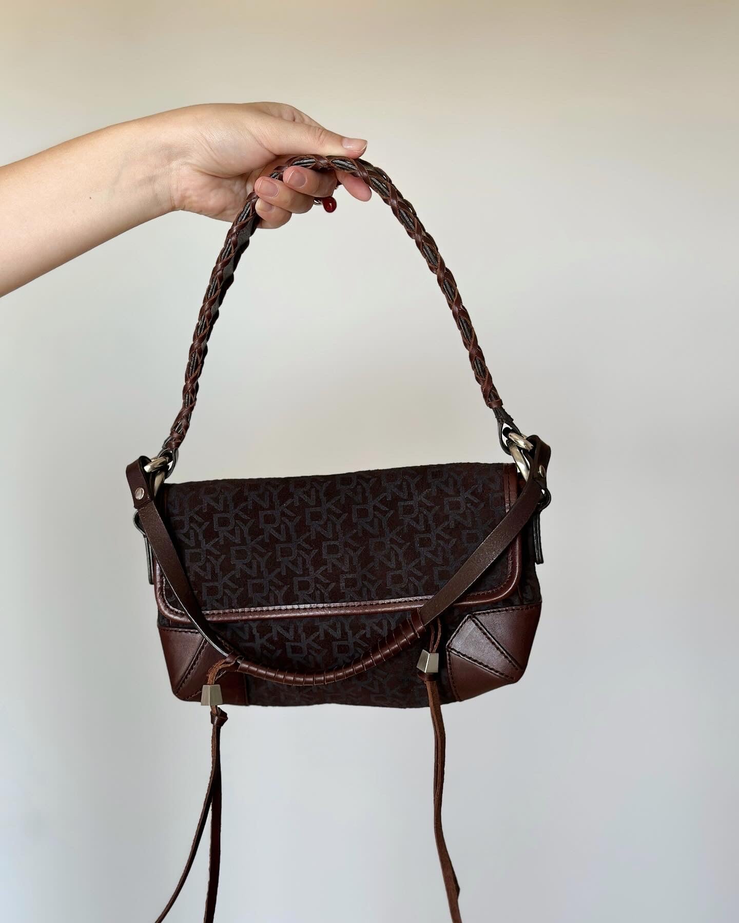 Vintage suede DKNY bag